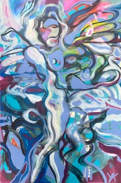“Angel”, 120 x 80 cm, acrylic on canvas, 2022