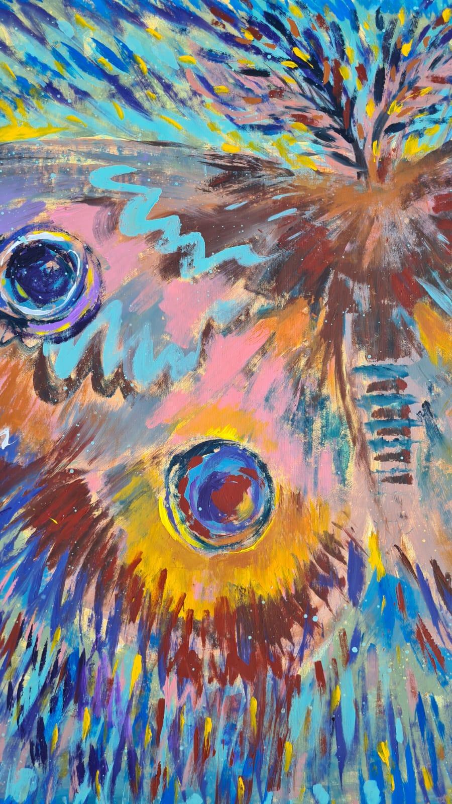 Schmetterling berühren im Angebot 3