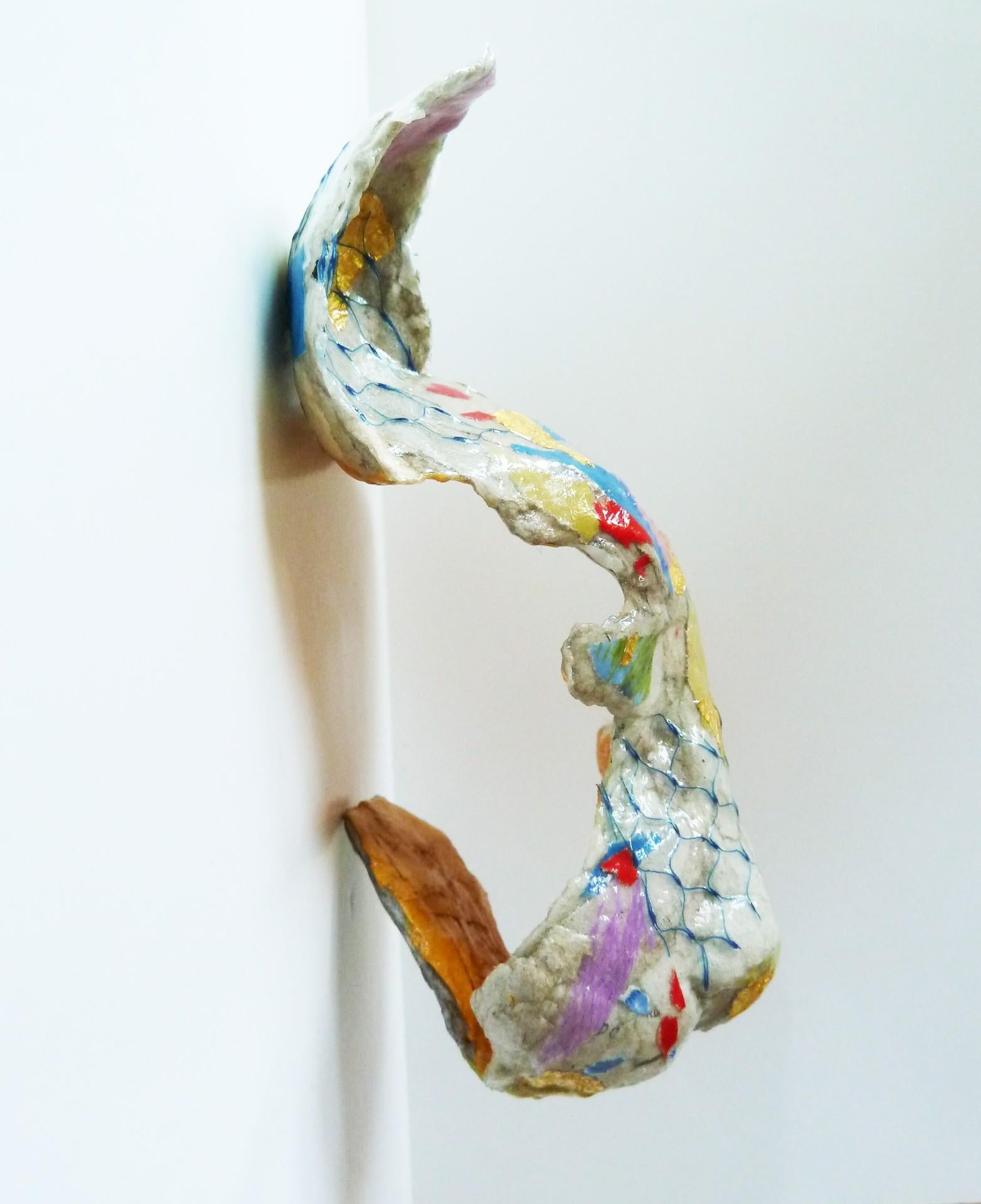 Yulia Shtern Clouded Leopard Contemporary Sculpture Using Upcycled