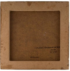 Ultramarin und Rot - Abstrakt Geometrisch Quadratisch Kunstharz Mehrfarbig Wandkunst