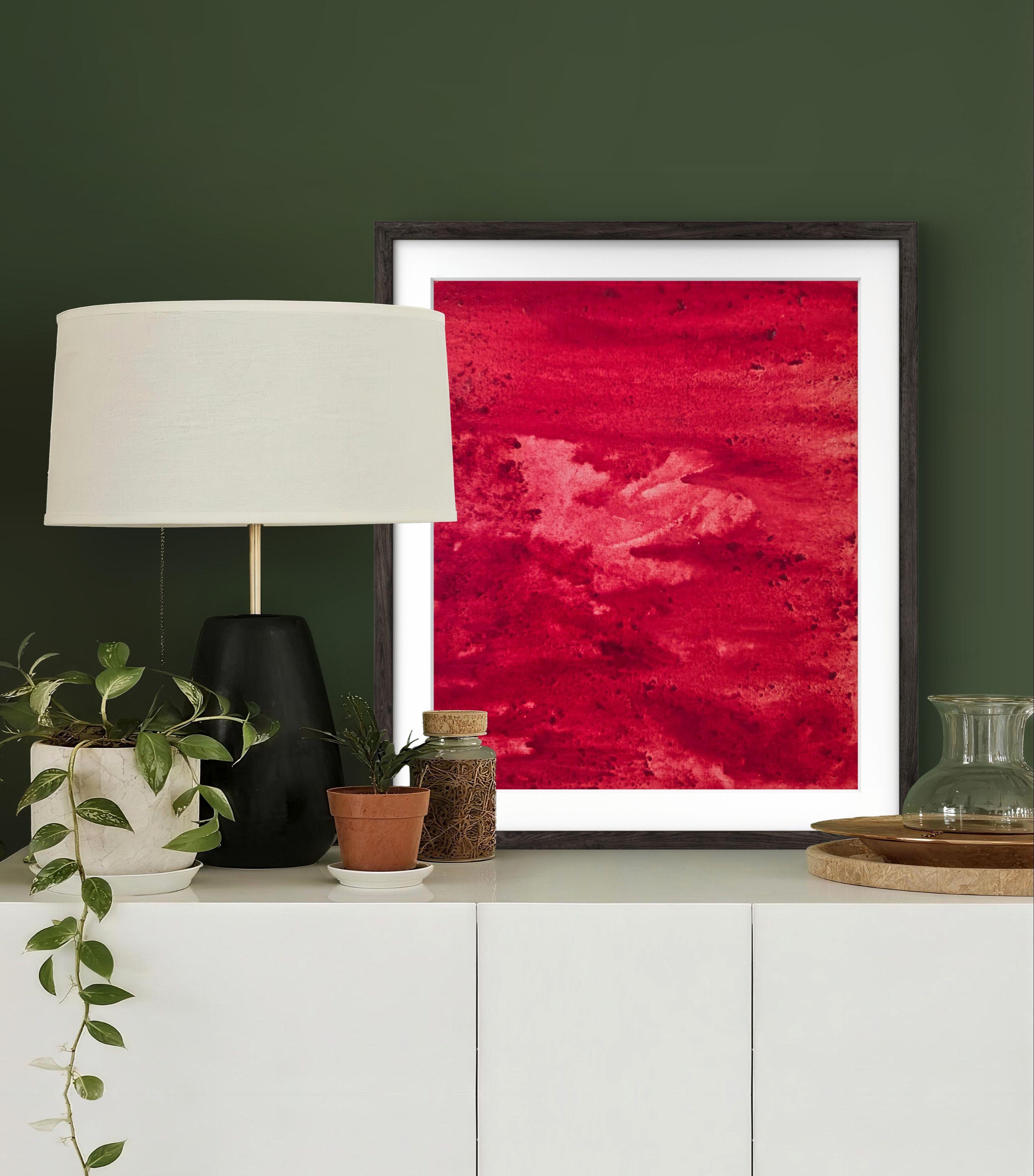 Realms of Paradise: Study 1 - Abstract Painting by Yuliia Holovatiuk-Ungureanu