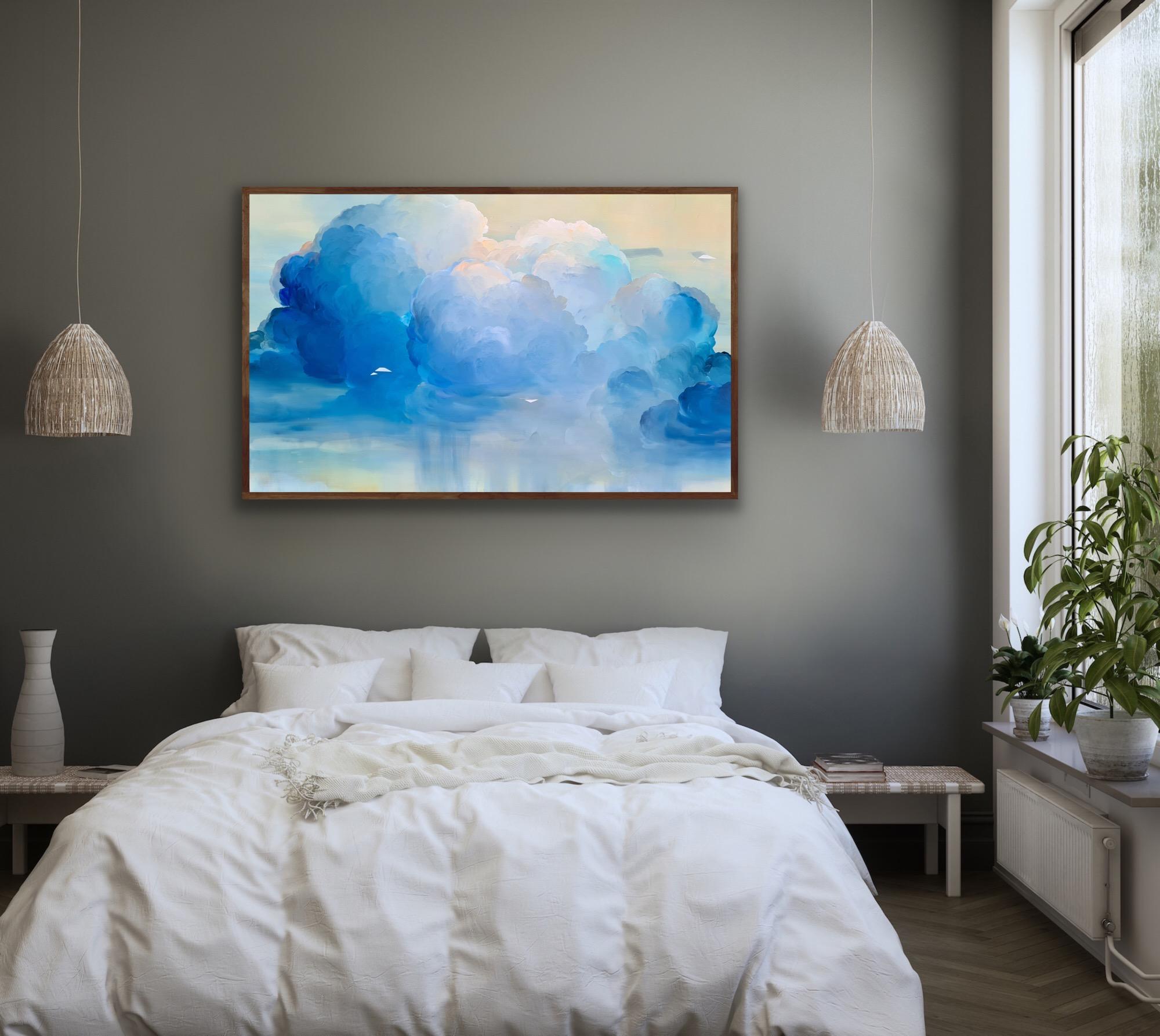 Migrazione  Lungo risveglio, Pittura a olio, Paesaggio, Astratto, paesaggio, amore 6
