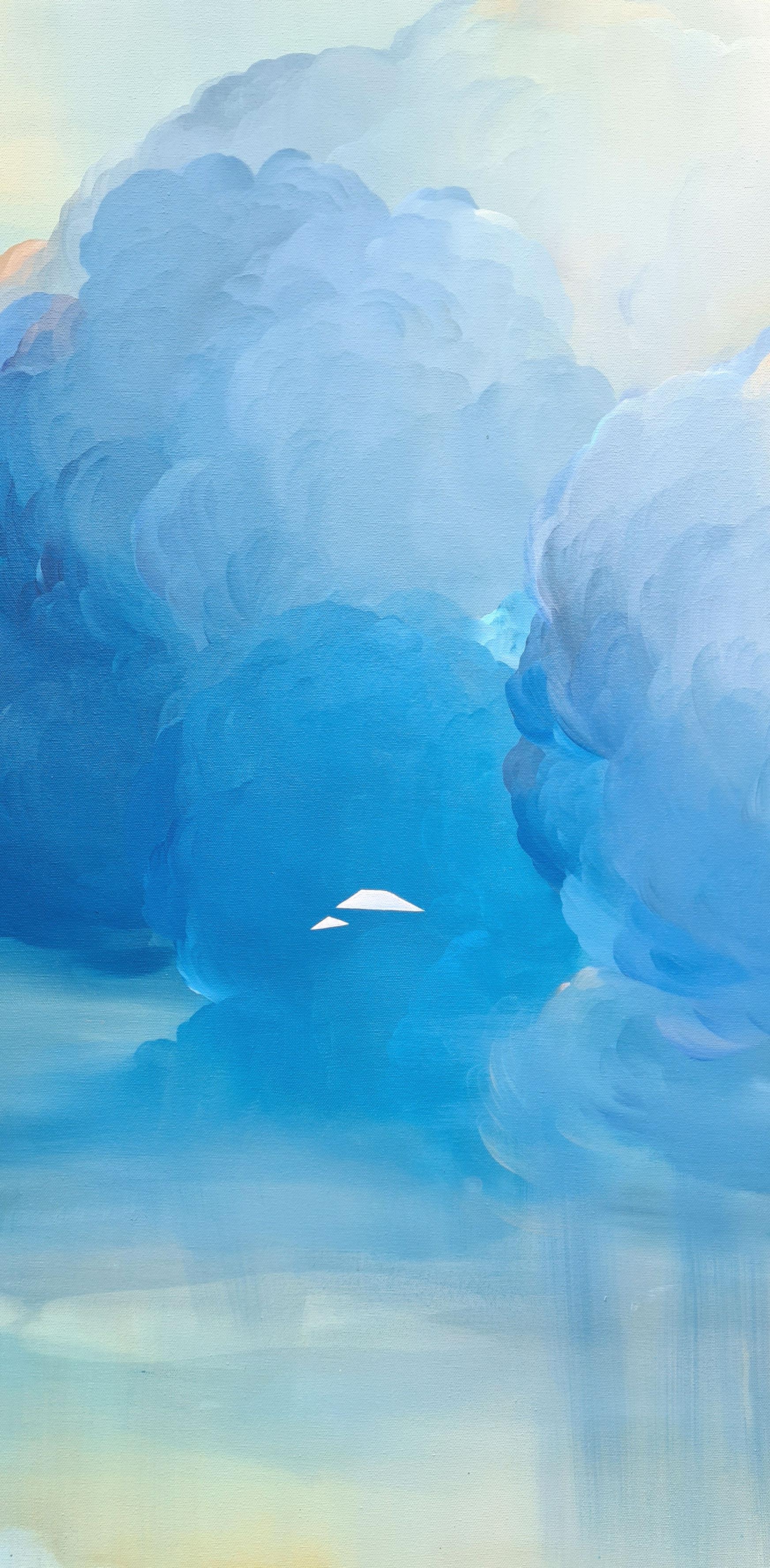 Migrazione  Lungo risveglio, Pittura a olio, Paesaggio, Astratto, paesaggio, amore 2
