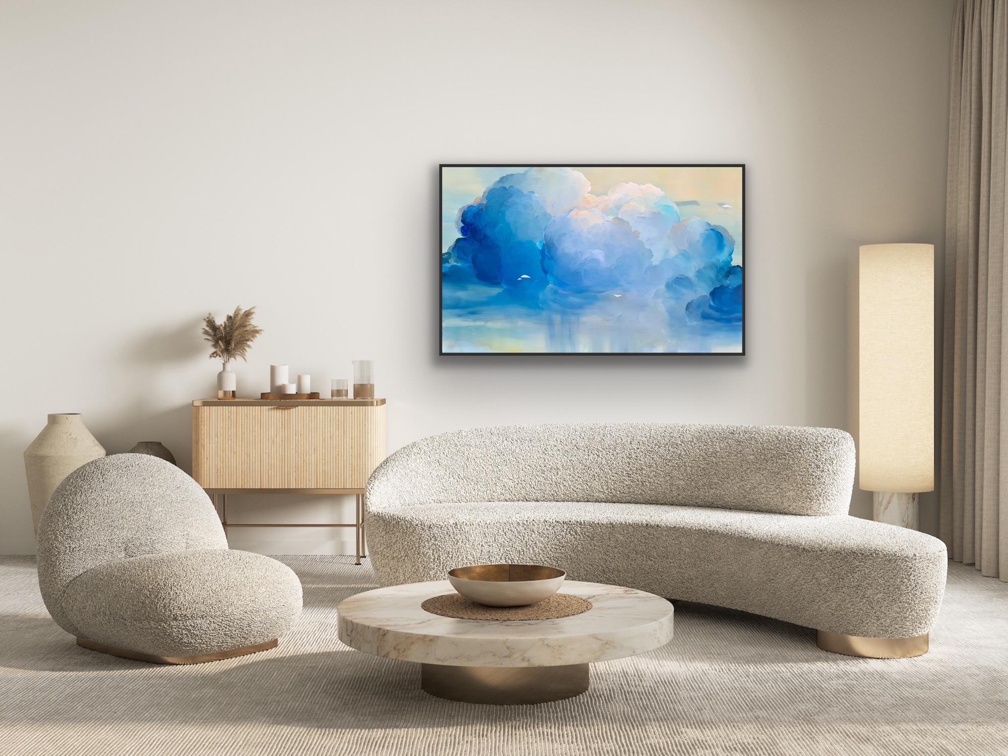 Migration  Long Awaken, Oil Painting, Landscape, Abstract, skyscape, love For Sale 4