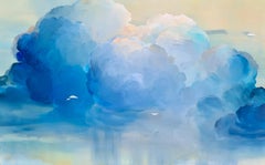 Migration  Long Awaken, Oil Painting, Landscape, Abstract, skyscape, love