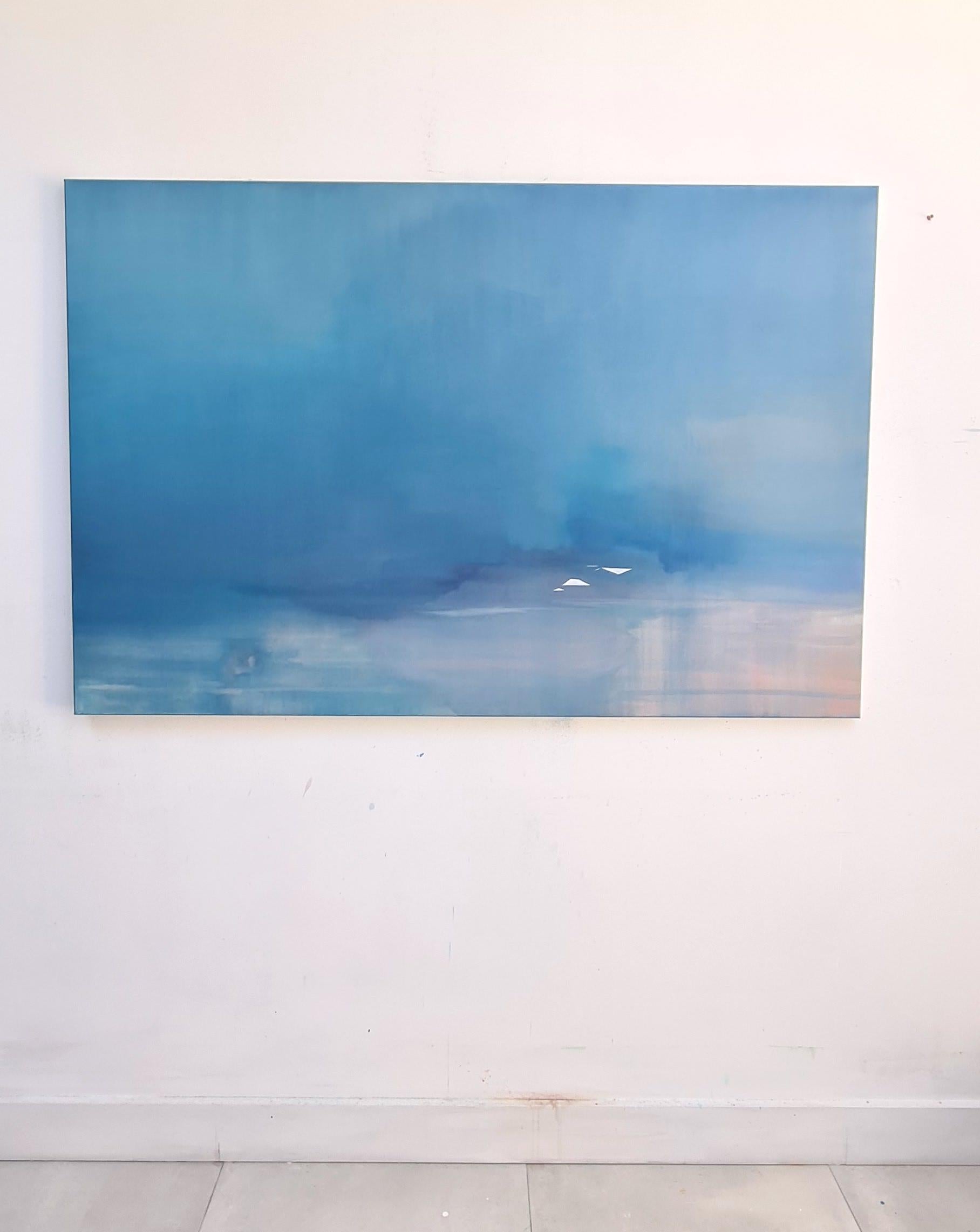 Migration  The Story of Two, Pilgrimage, Oil Painting, Landscape, Abstract 1