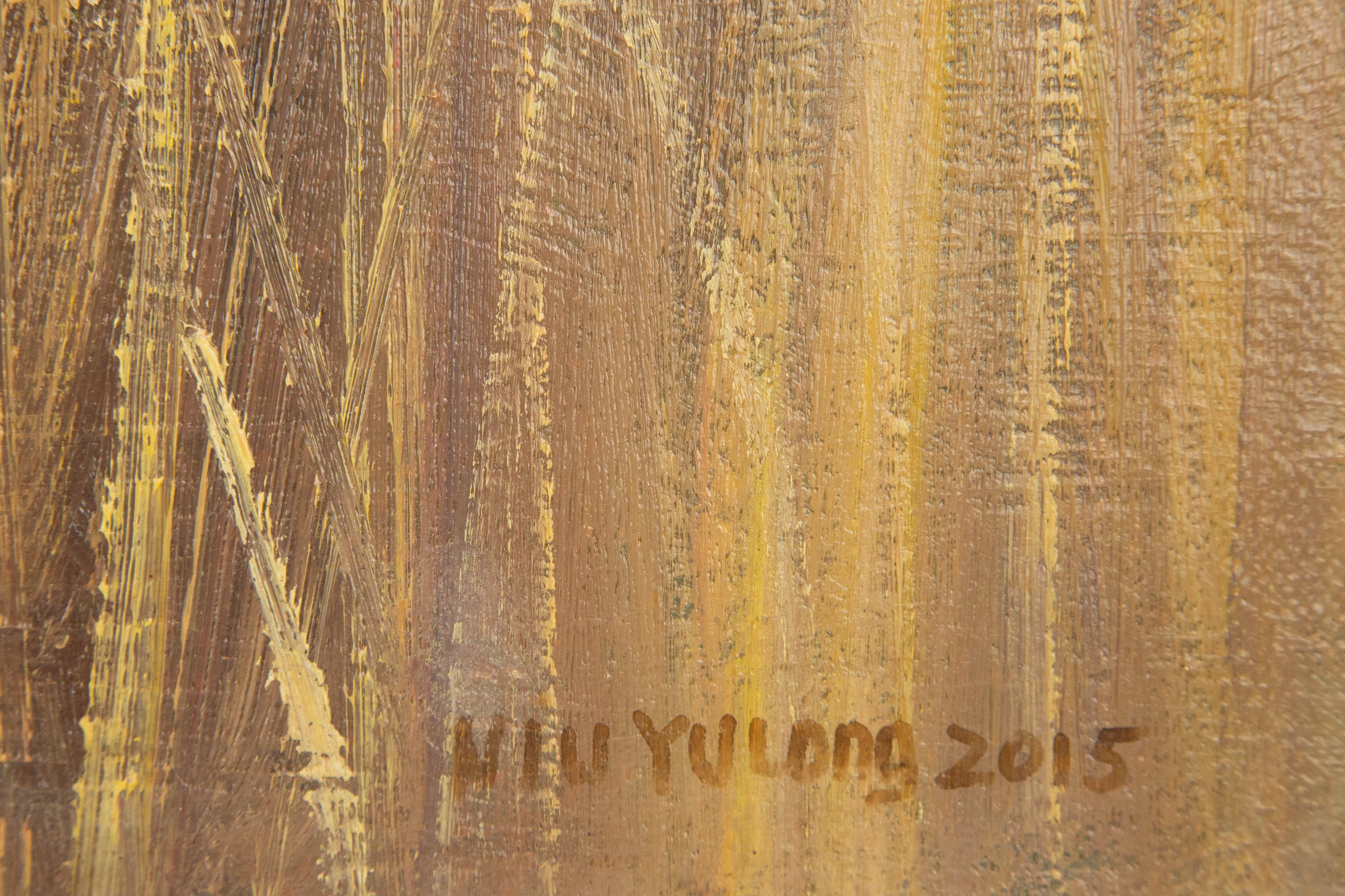 Yulong Niu Contemporary Original Oil On Canvas 