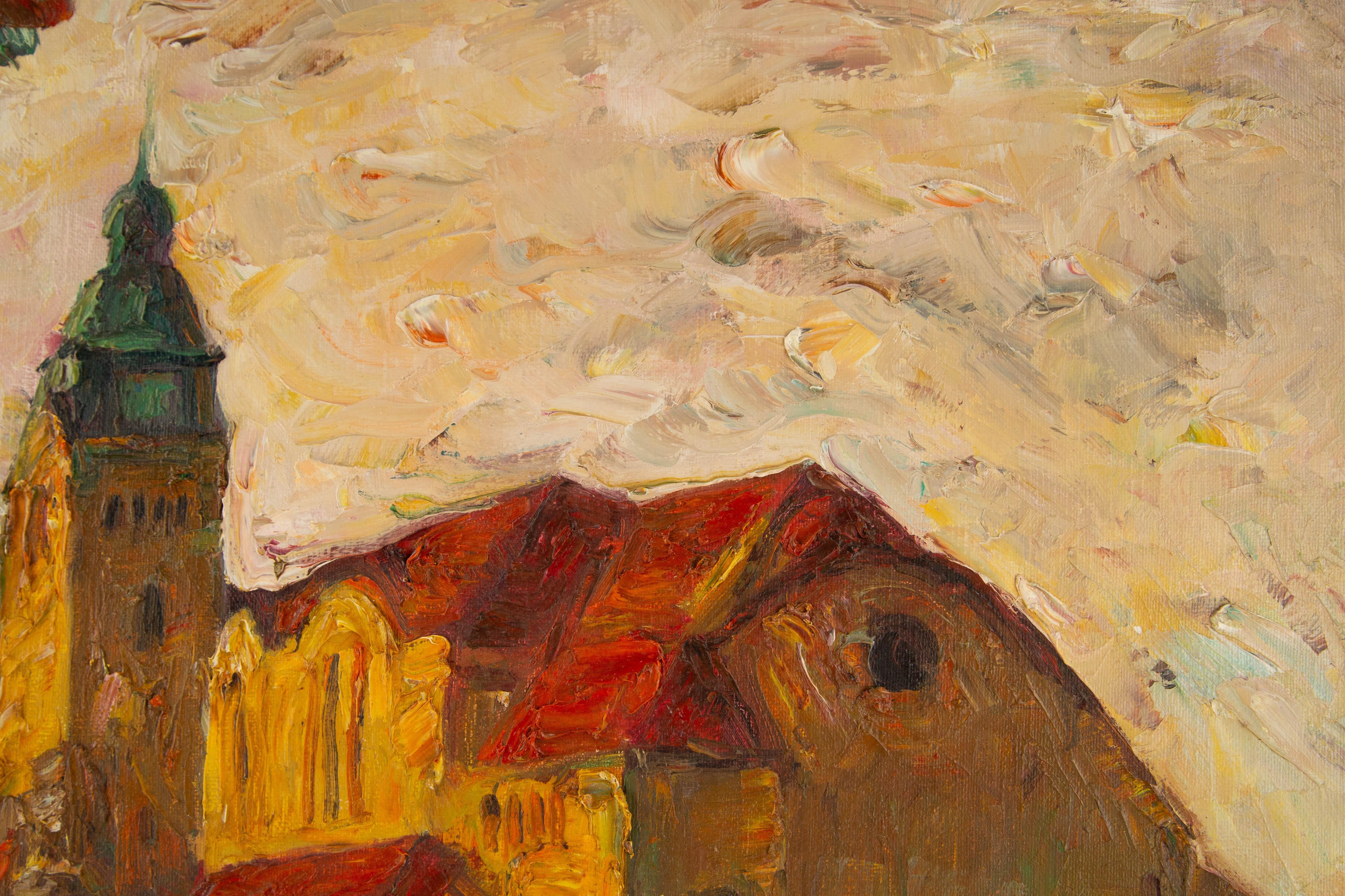 Titel: Reise-Szenerie III
Medium: Öl auf Leinwand
Größe: 17,5 x 23,5 Zoll
Rahmen: Einrahmungsmöglichkeiten vorhanden!
Zustand: Das Gemälde scheint in ausgezeichnetem Zustand zu sein.
Hinweis: Dieses Gemälde ist nicht aufgespannt.
Jahr: 2000