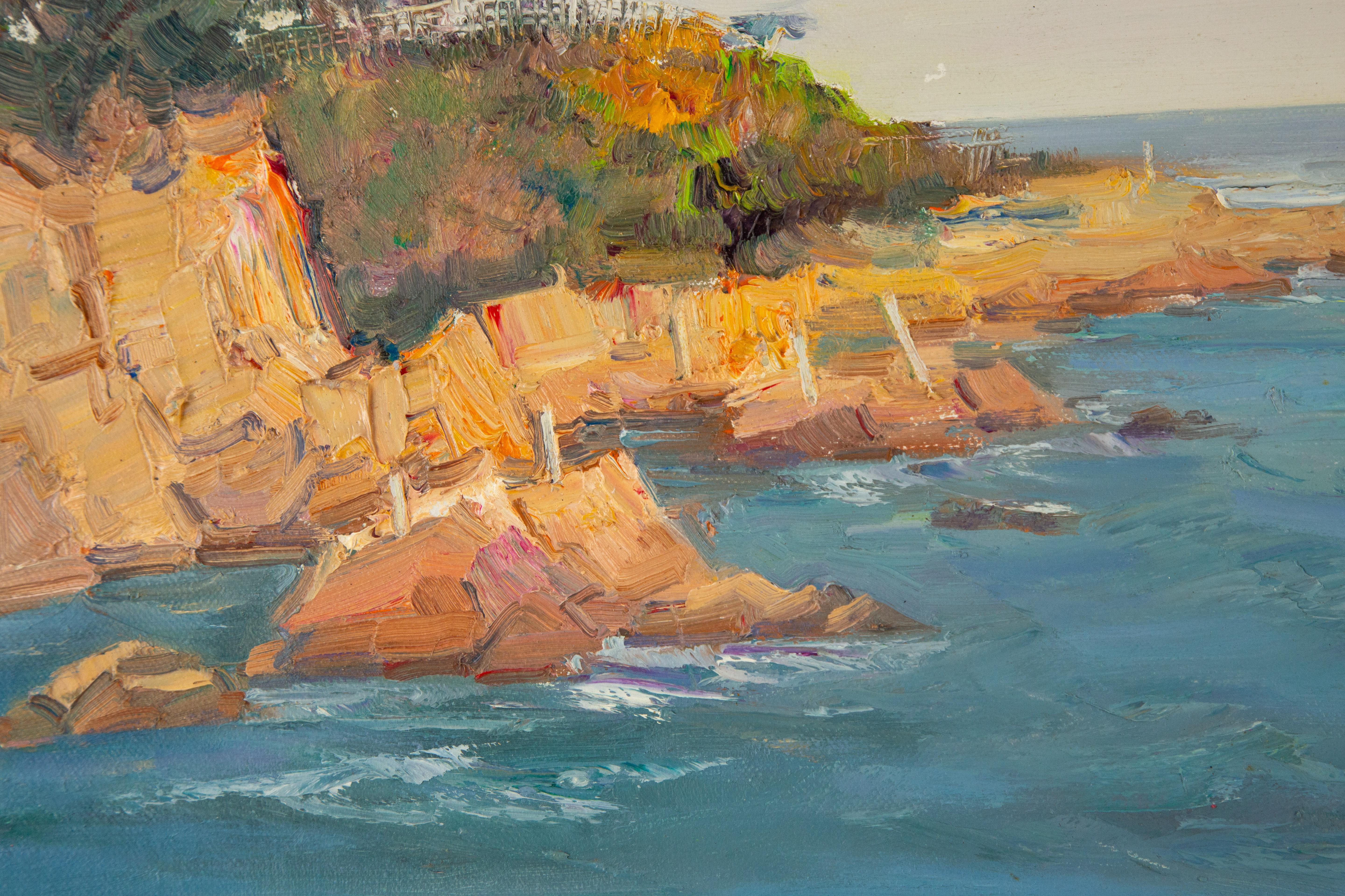Yulong Niu Waterscape Original Oil On Canvas 
