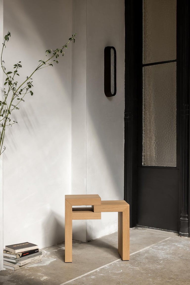 Yume Oak Side Tables by Joyful Homes In New Condition In Geneve, CH