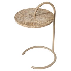 Mesa auxiliar Yumi Travertino beige