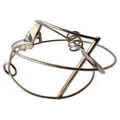Yumi Ueno Sterling Silber Handmade Post Modernist Artisan Armband