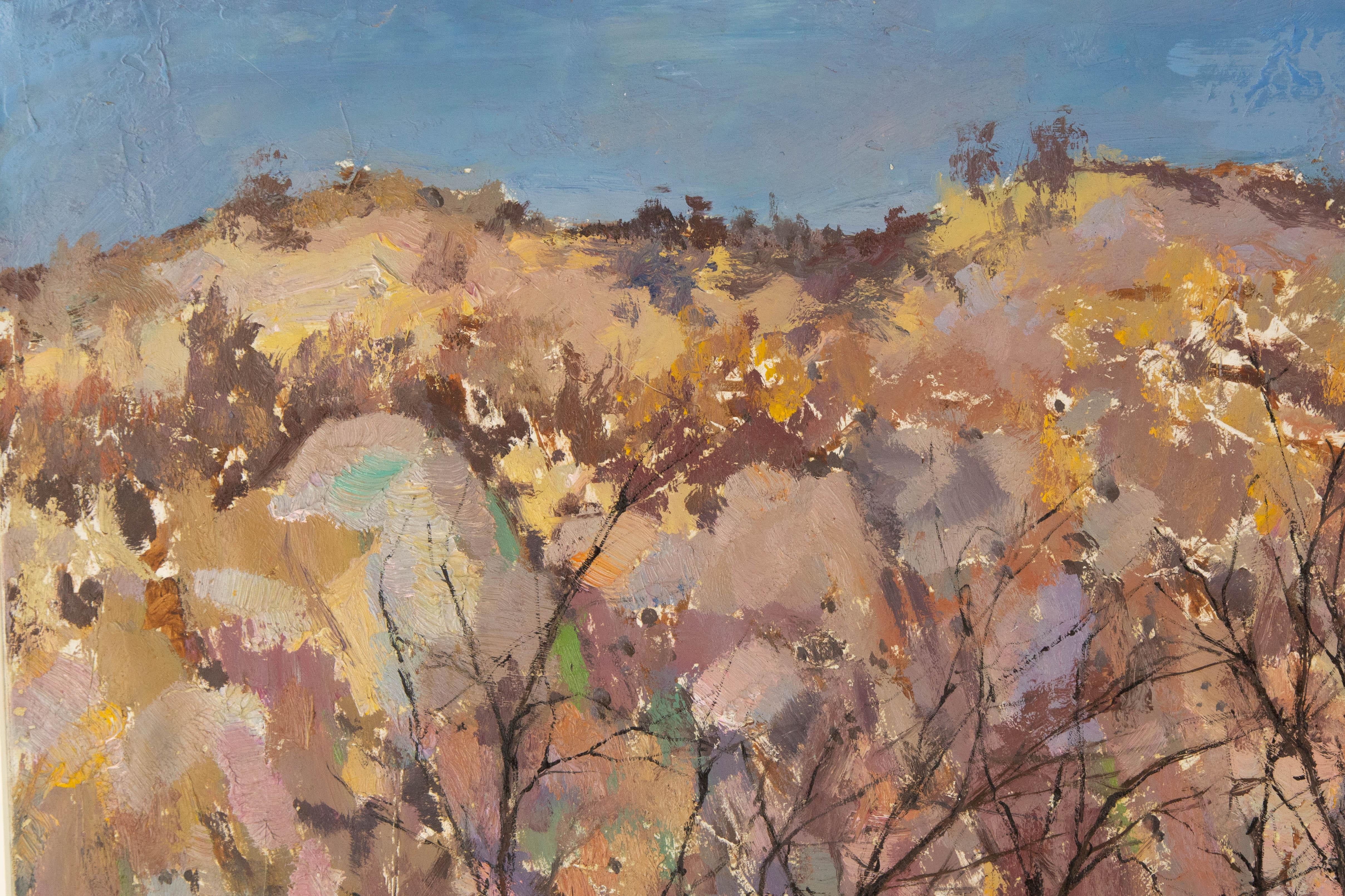 Yuming Geng Floral Original Oil On Canvas 