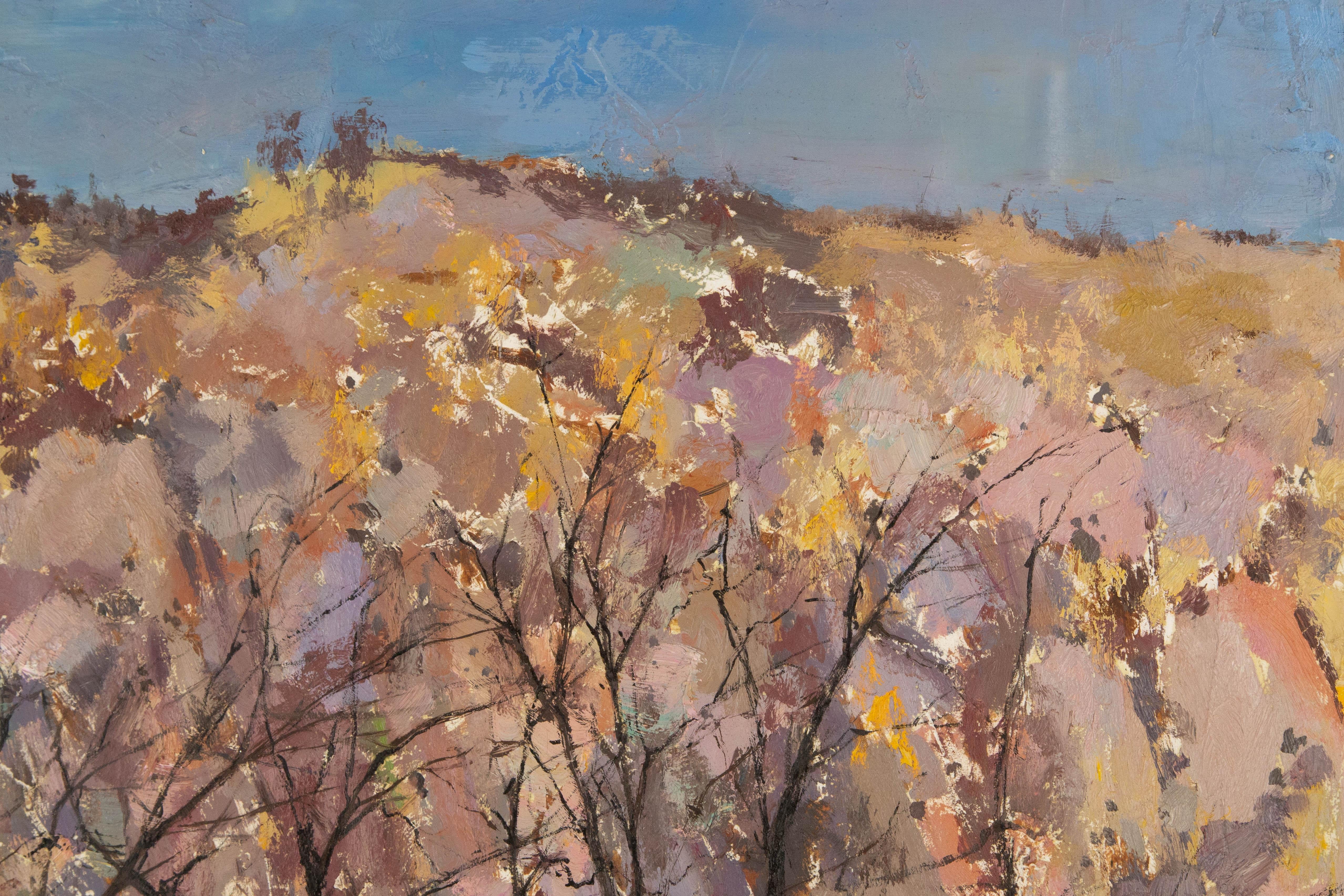 Yuming Geng Floral Original Oil On Canvas 