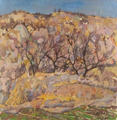 Yuming Geng Floral Original Oil On Canvas "Sketch Series"
