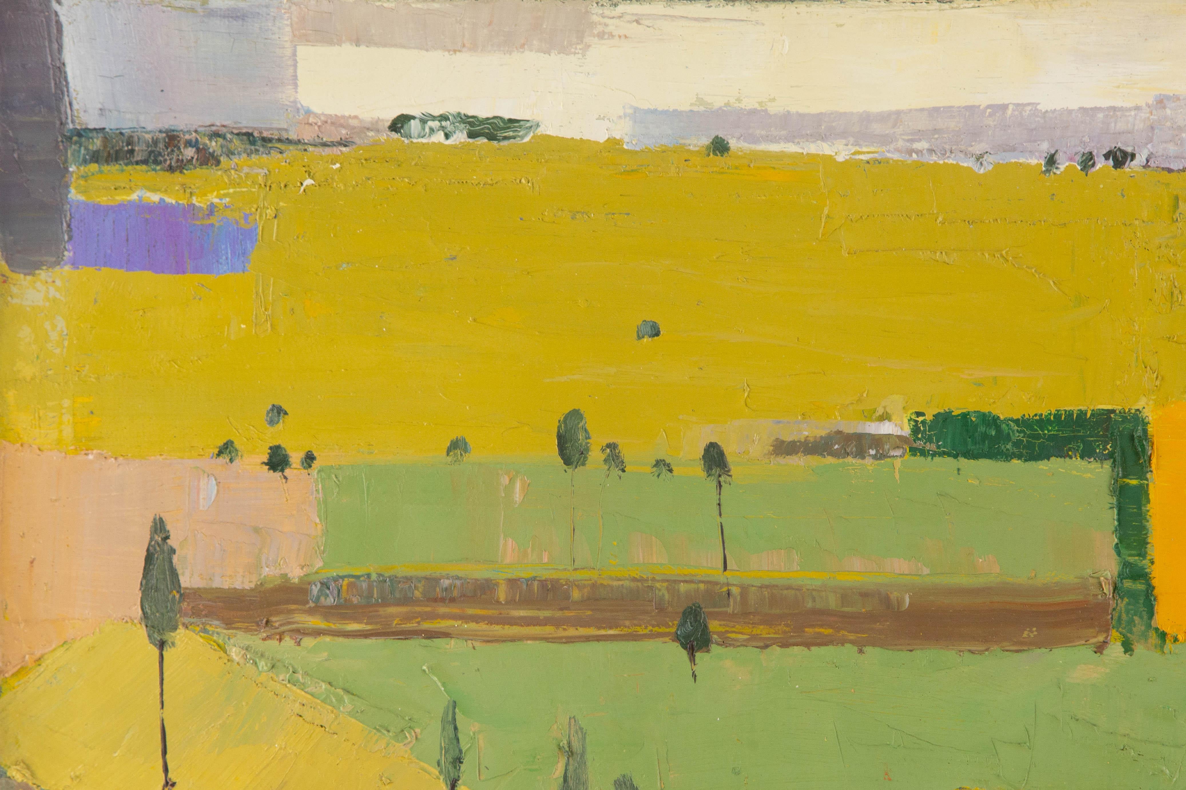 Yuming Geng Landscape Original Oil On Canvas 