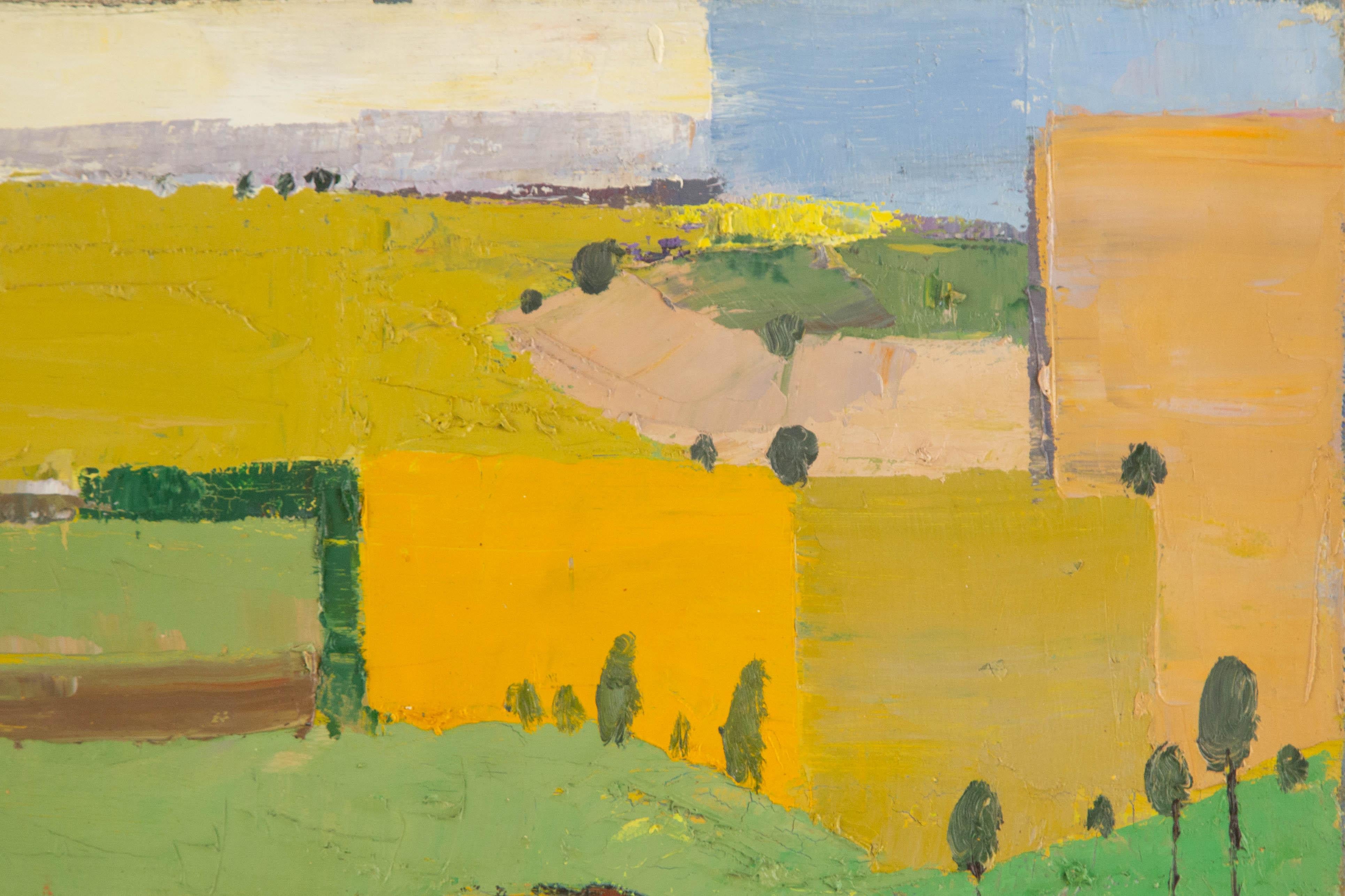 Yuming Geng Landscape Original Oil On Canvas 