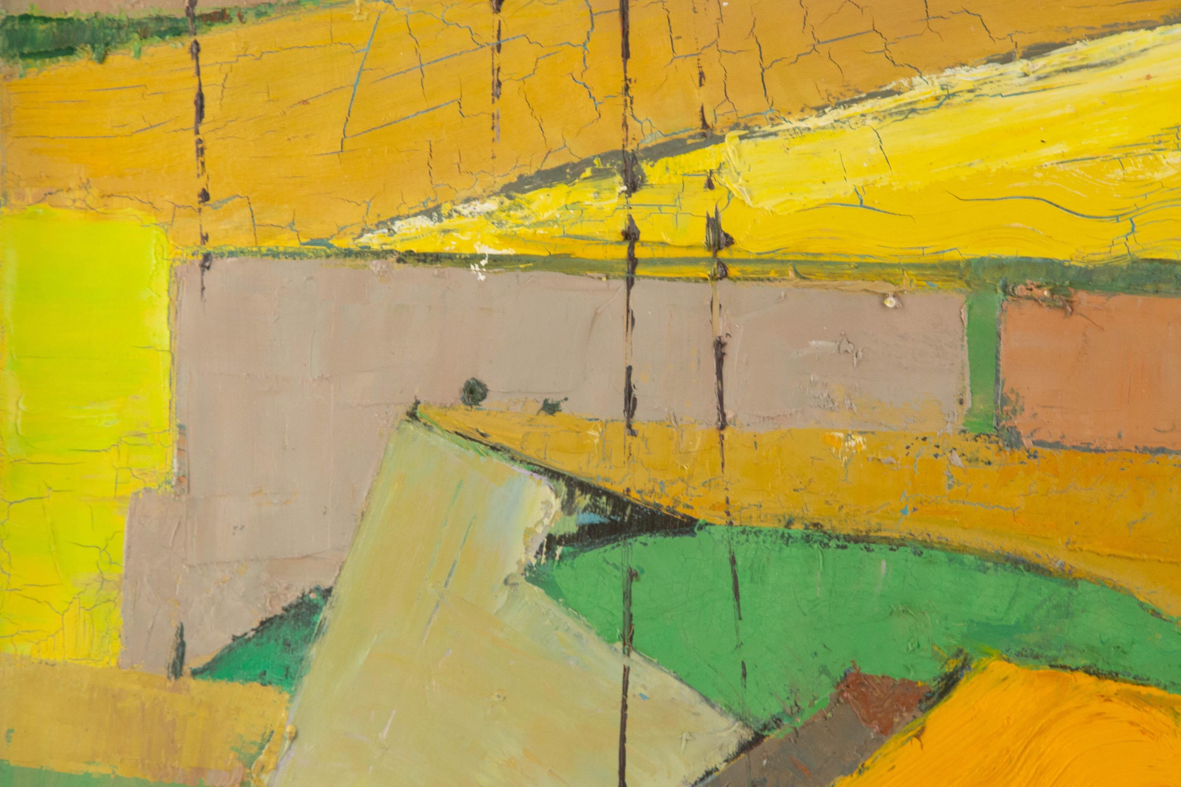 Yuming Geng Landscape Original Oil On Canvas 