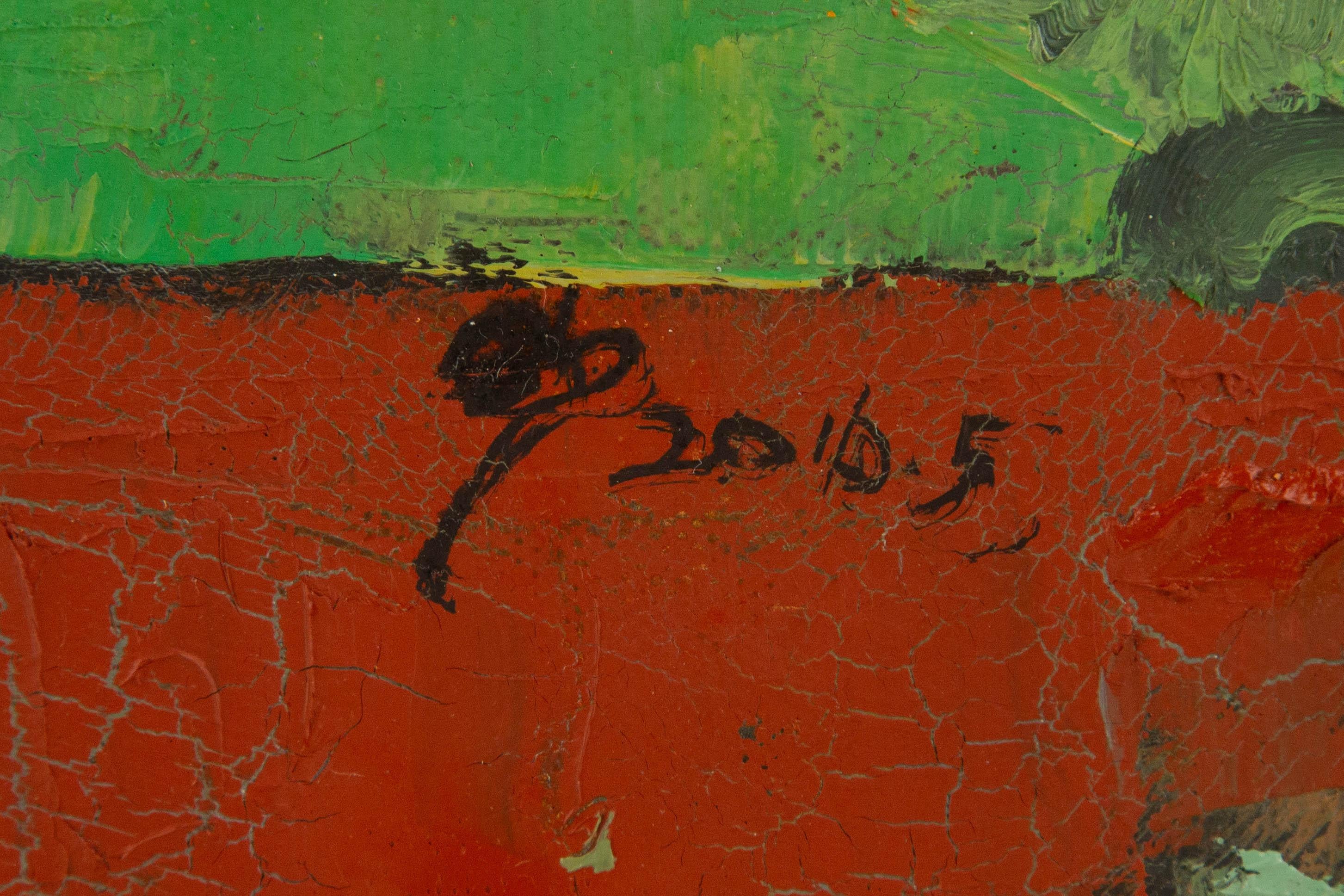 Yuming Geng Landscape Original Oil On Canvas 