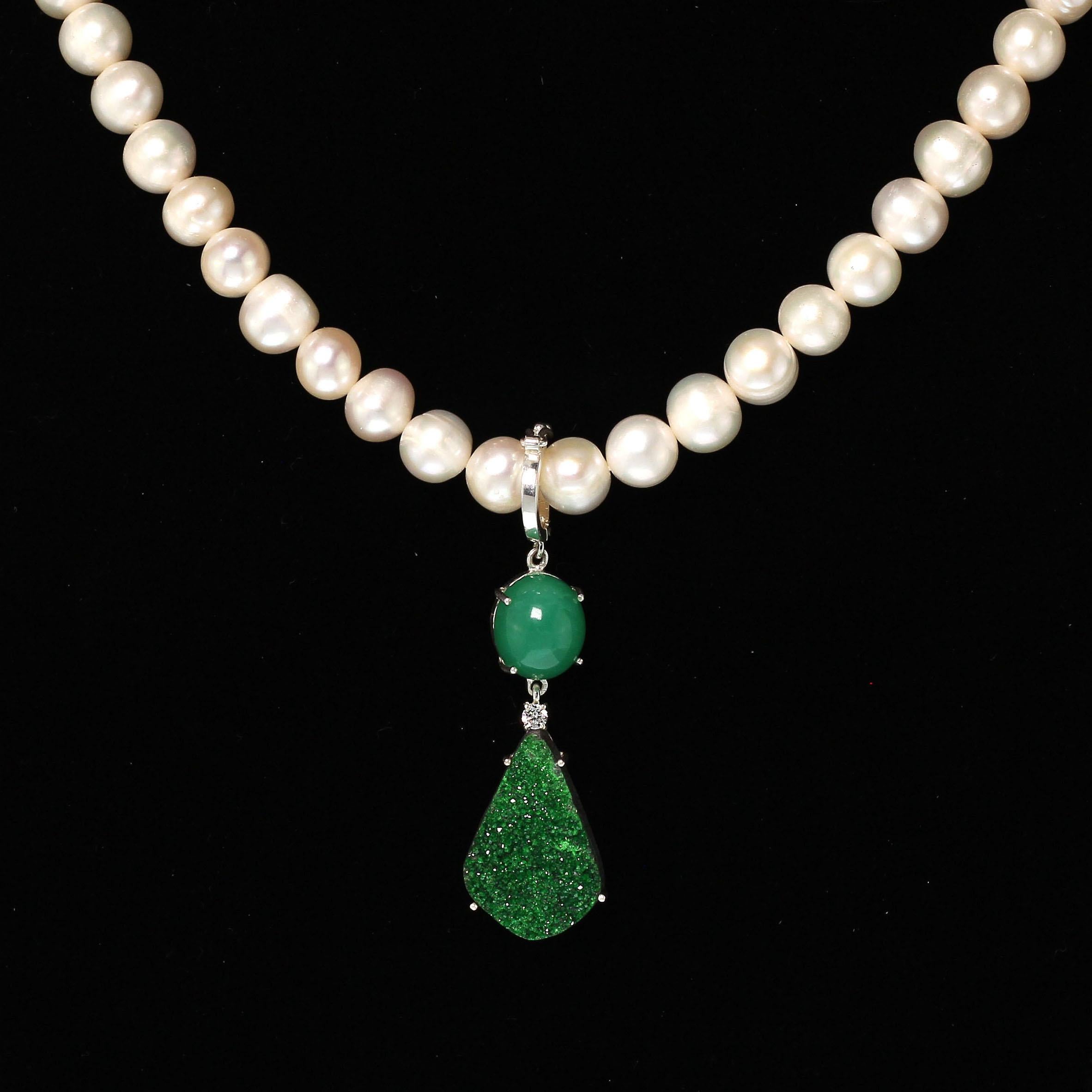 green gem pendant