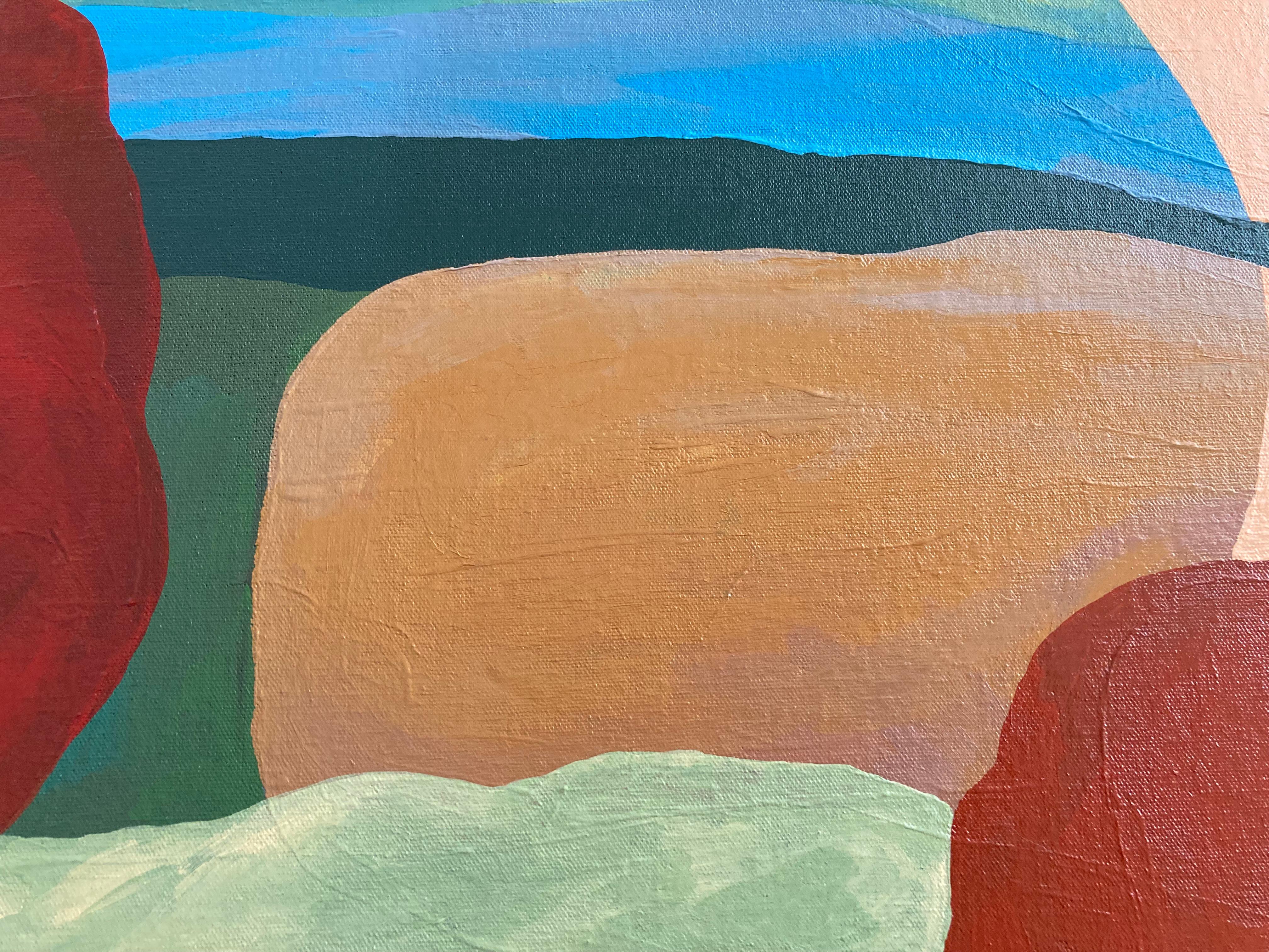 Horizonte verde - Painting de Yumnia Duarte