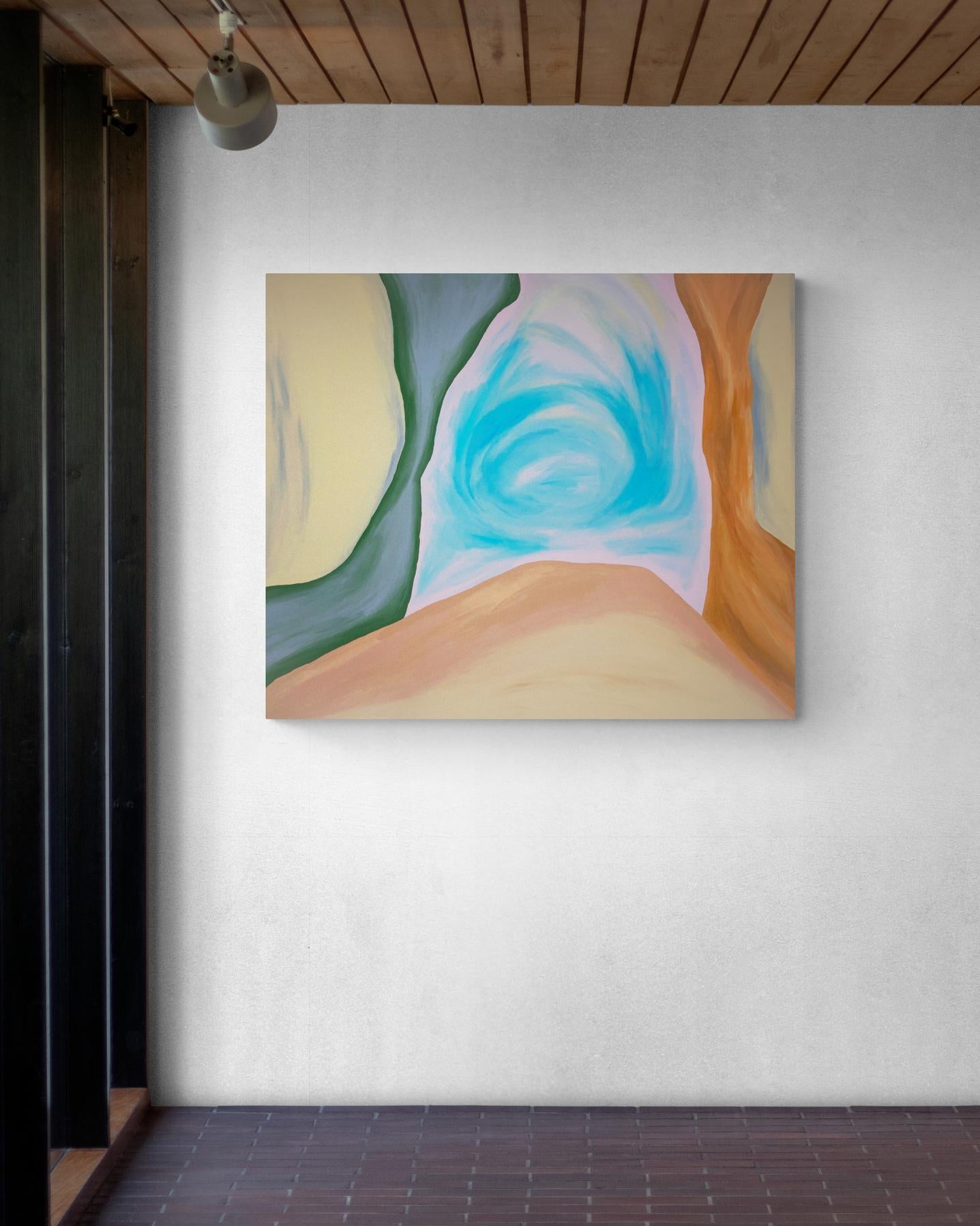 Eco y Reflejo, Arte Contemporáneo, Pintura Abstracta, Siglo XXI en venta 1