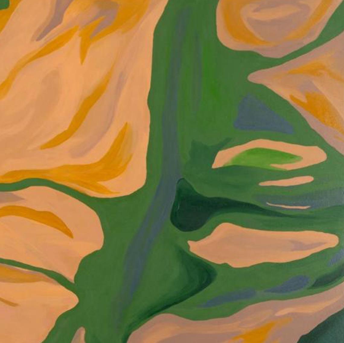 El Cauce de un Río, Arte contemporanea, Pittura astratta, 21° secolo - Painting di Yumnia Duarte