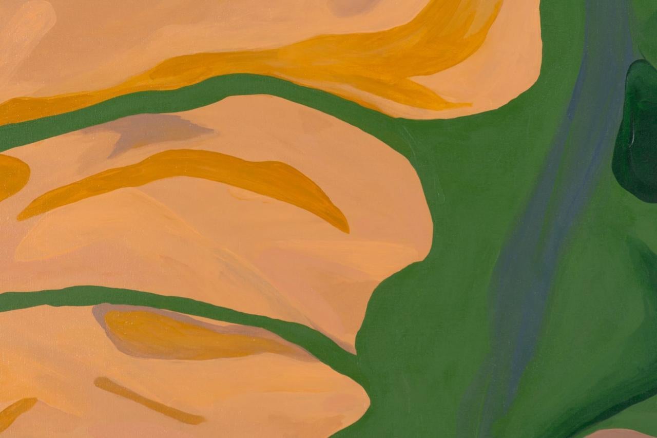 El Cauce de un Río, Arte contemporanea, Pittura astratta, 21° secolo - Abstract Painting Marrone di Yumnia Duarte