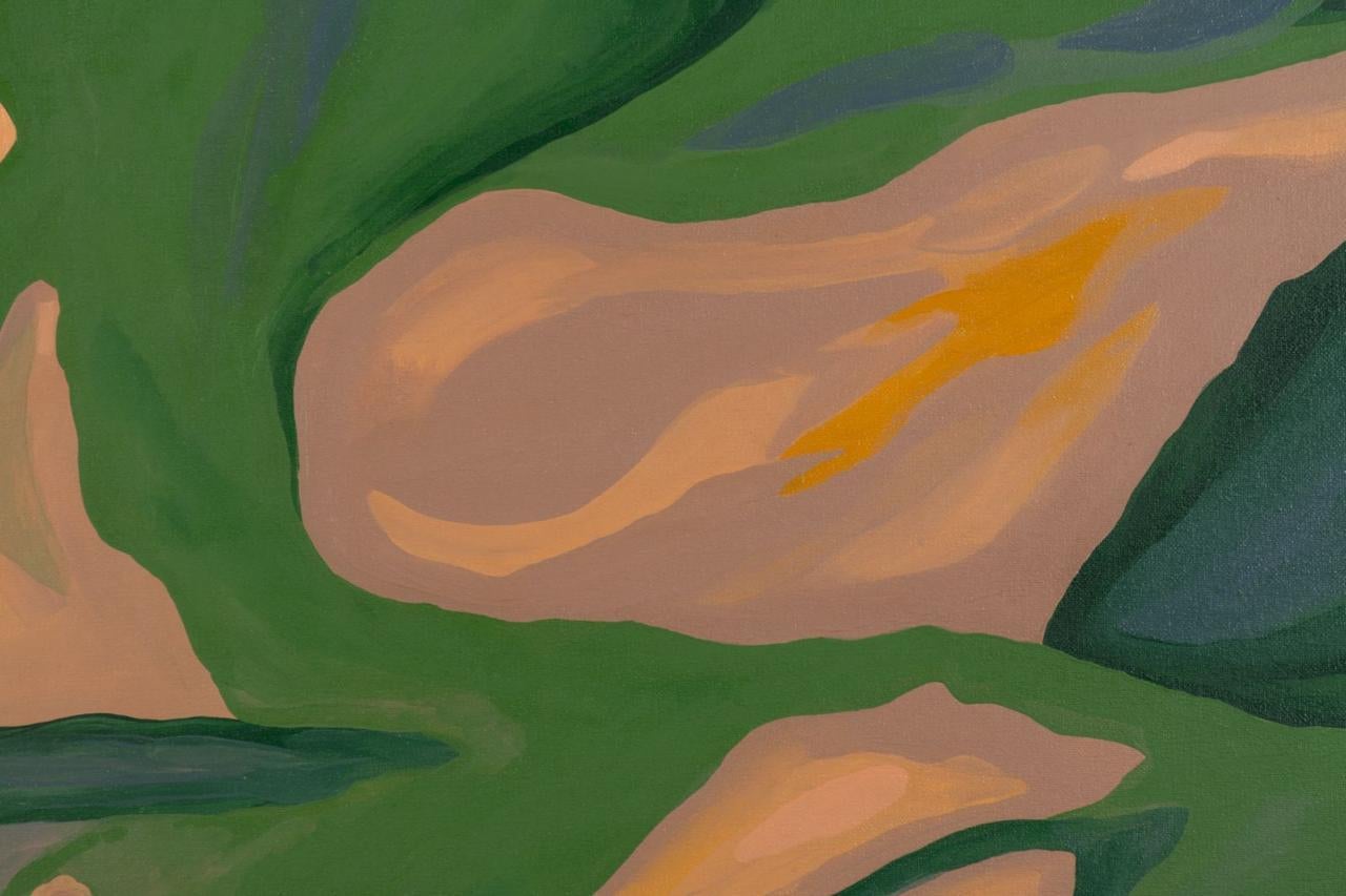 El cauce de un río dentro del surco de una hoja, 2024
Arte messicana contemporanea, Pittura astratta
Acrilico su tela
80x80cm
Firmato e datato 

Il percorso artistico di Yumnia è profondamente radicato nei paesaggi di Nayarit e Città del Messico,