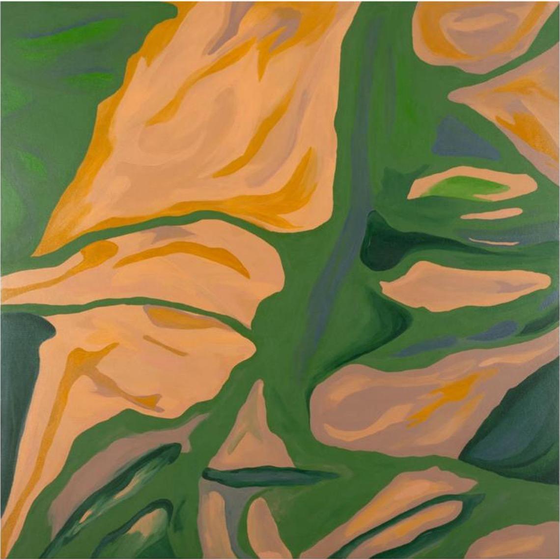 Abstract Painting di Yumnia Duarte - El Cauce de un Río, Arte contemporanea, Pittura astratta, 21° secolo