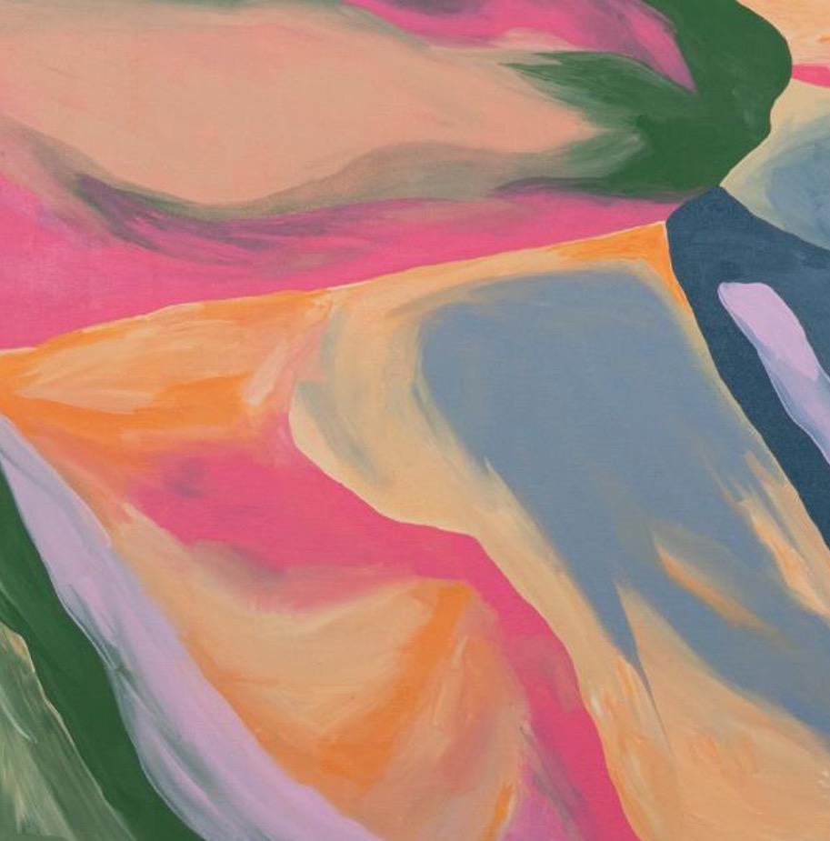 El Color Es Una Superficie, Arte Contemporanea, Pittura Astratta, 21° Secolo - Abstract Painting Marrone di Yumnia Duarte