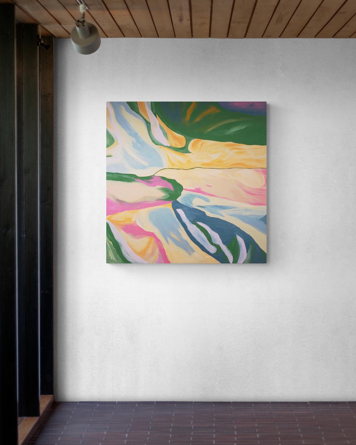 El Color Es Una Superficie, Arte Contemporanea, Pittura Astratta, 21° Secolo in vendita 1