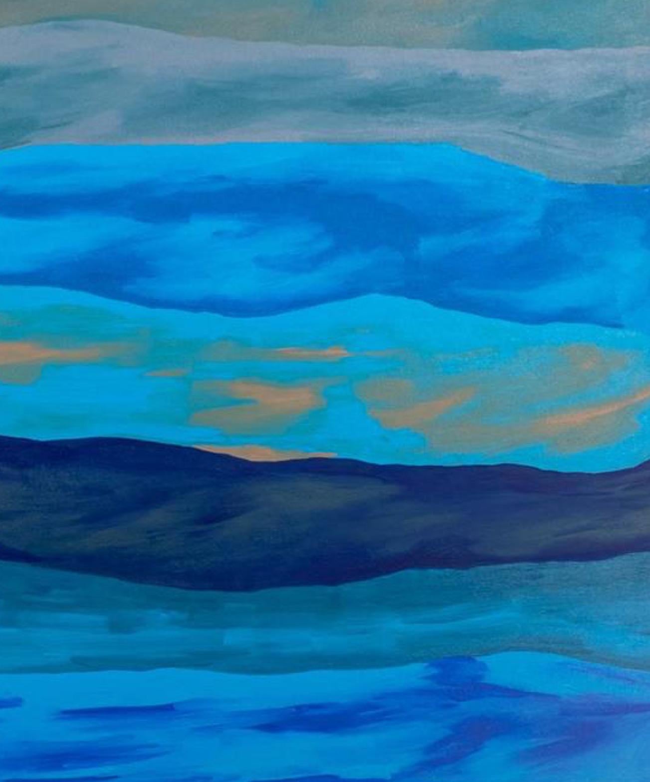Horizontes de Agua, 2023
Arte Mexicano Contemporáneo, Pintura Abstracta
Acrílico sobre lienzo
120x100cm
Firmado y fechado 

La trayectoria artística de Yumnia está profundamente arraigada en los paisajes de Nayarit y la Ciudad de México, que han