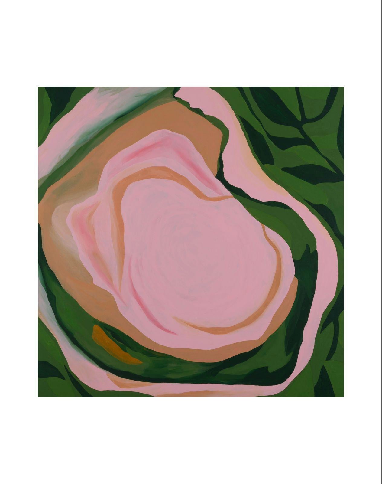 Membrana de Aire Rosa, Arte Contemporáneo, Pintura Abstracta, Siglo XXI - Painting de Yumnia Duarte