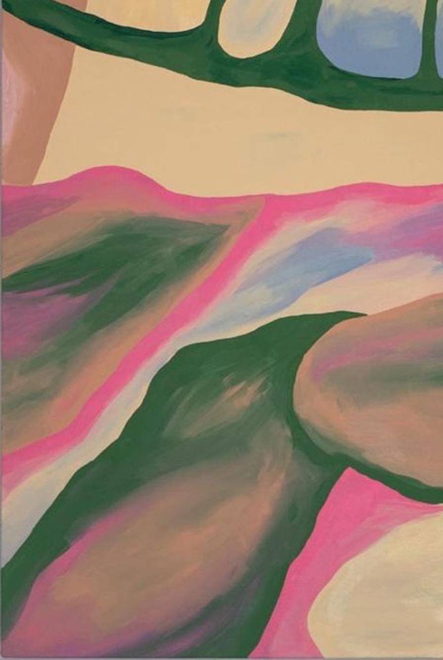 No Sé Leer El Presente, Arte Contemporáneo, Pintura Abstracta, Siglo XXI - Abstract Painting Marrón de Yumnia Duarte