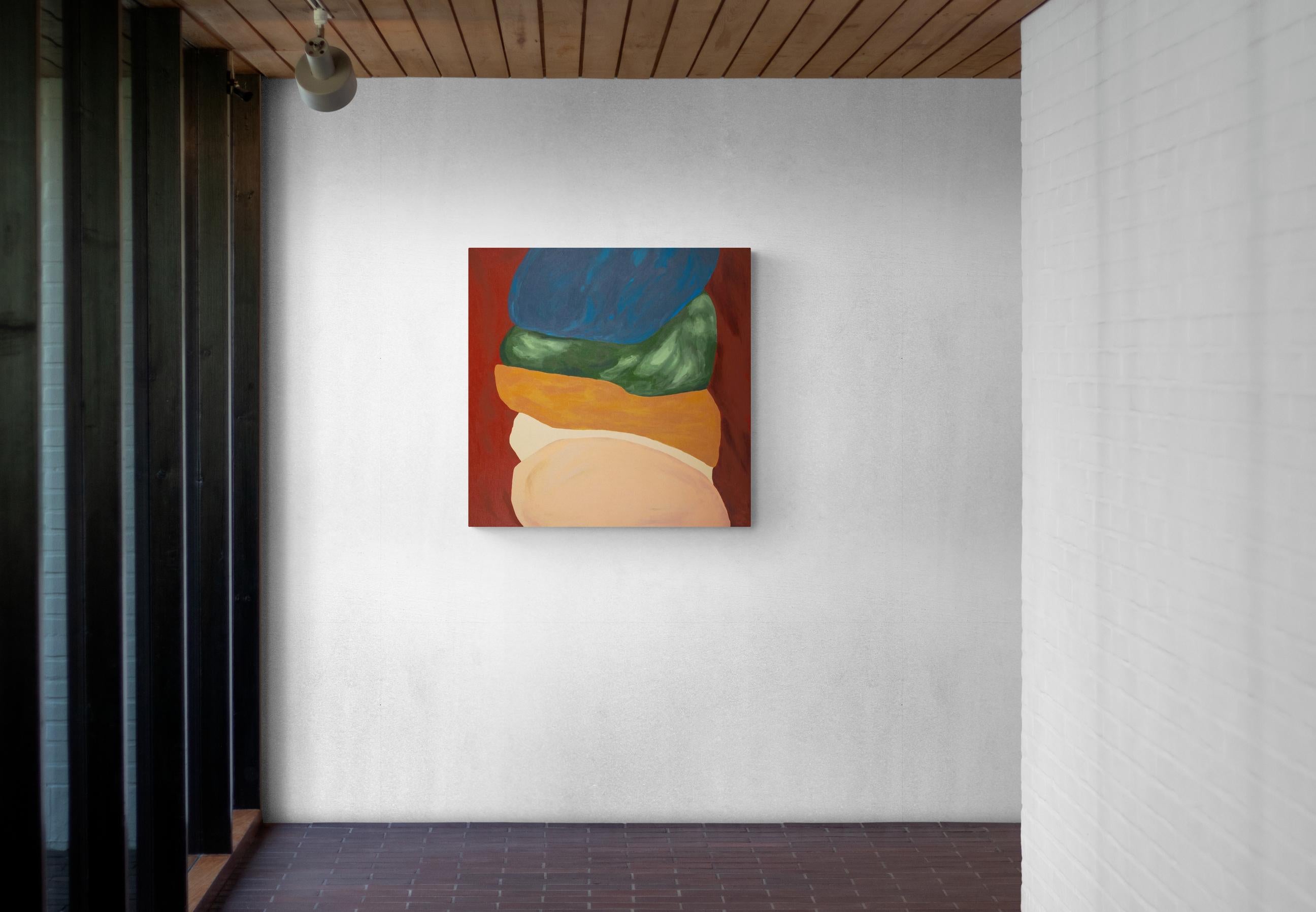 Paisaje Apilado, Arte Contemporáneo, Pintura Abstracta, Siglo XXI en venta 1