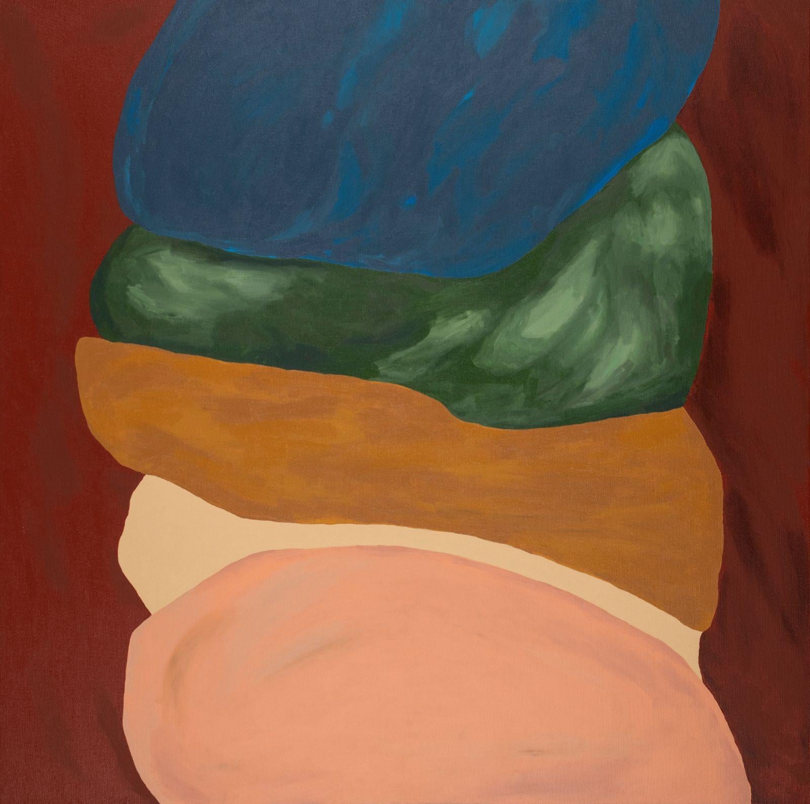 Abstract Painting de Yumnia Duarte - Paisaje Apilado, Arte Contemporáneo, Pintura Abstracta, Siglo XXI