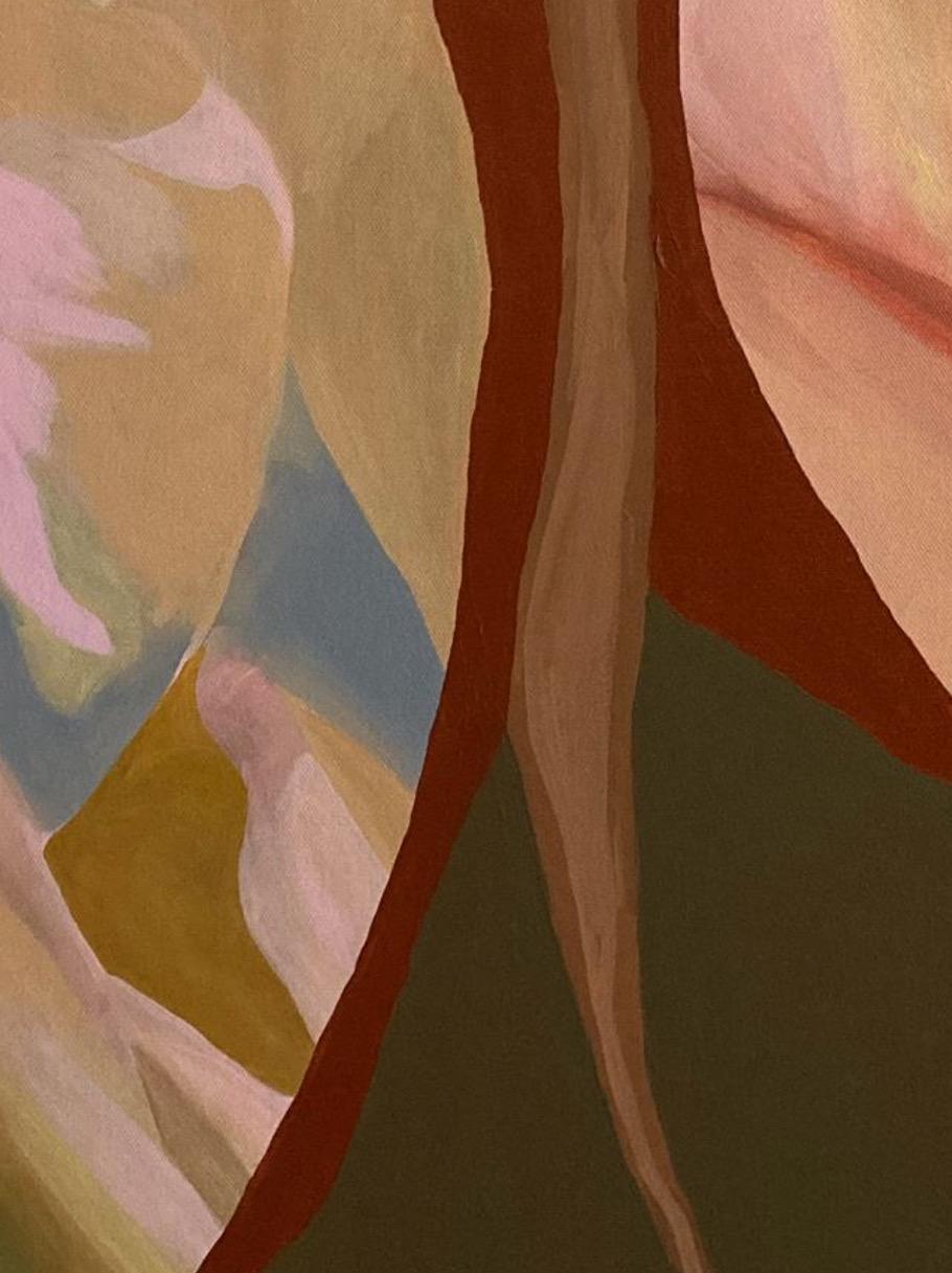 Tonos en La Luz Solar, Art contemporain, Peinture abstraite, 21ème siècle - Marron Abstract Painting par Yumnia Duarte