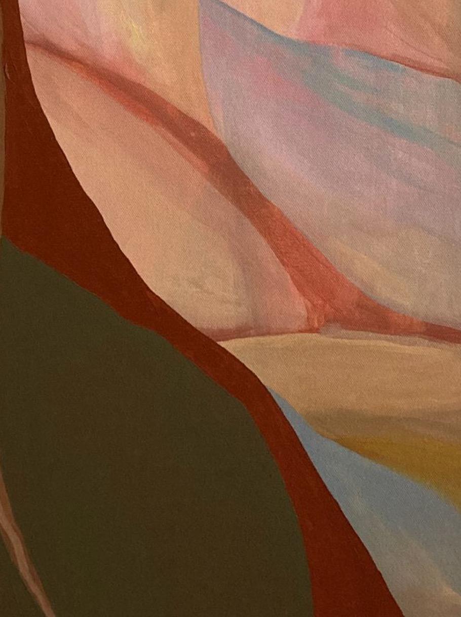 Les tons de la lumière solaire sont très proches du son, 2024
Art mexicain contemporain, peinture abstraite
Acrylique sur toile
80x60cm
Signé et daté 

Le parcours artistique de Yumnia est profondément ancré dans les paysages de Nayarit et de