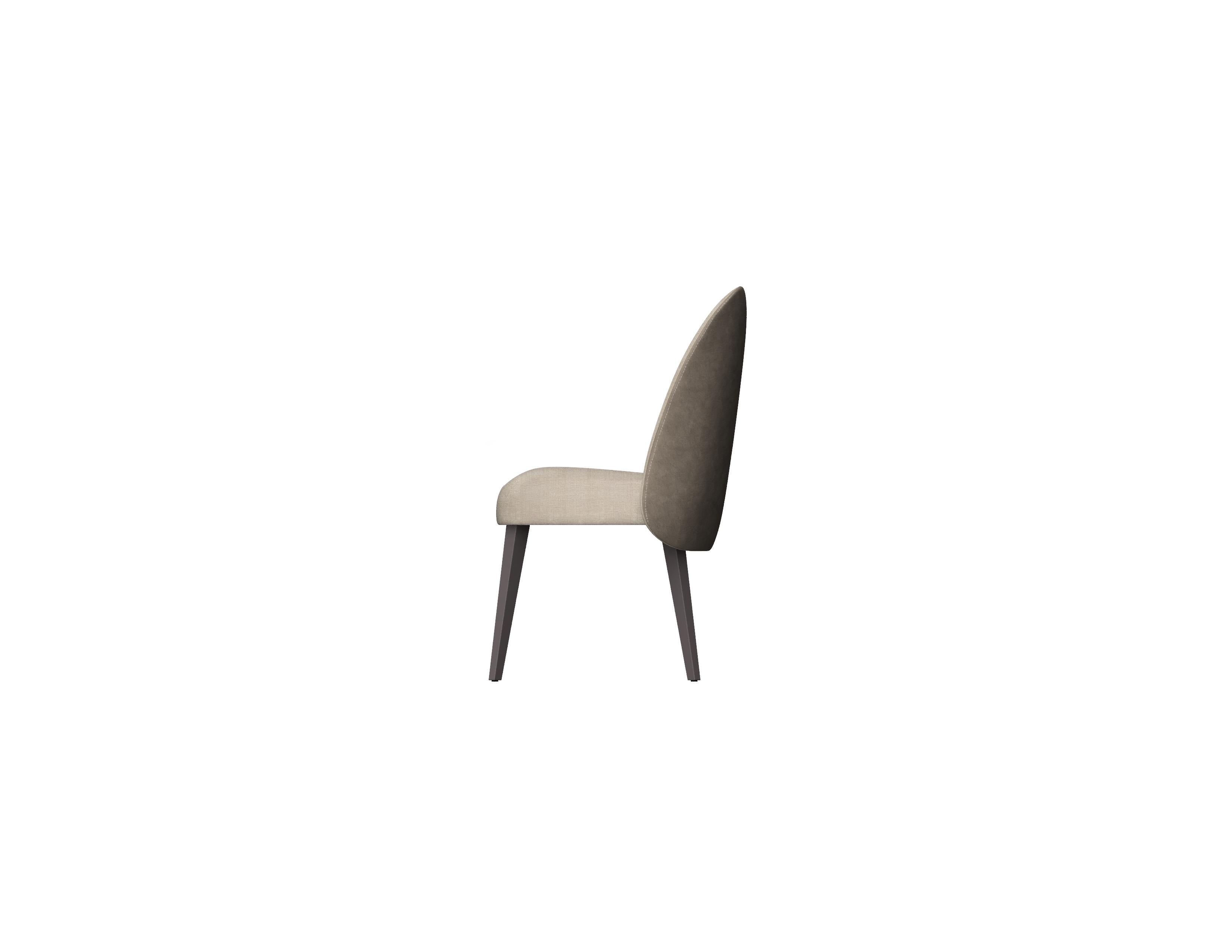 Contemporary Dining Chair, Upholstery, Beech For Sale