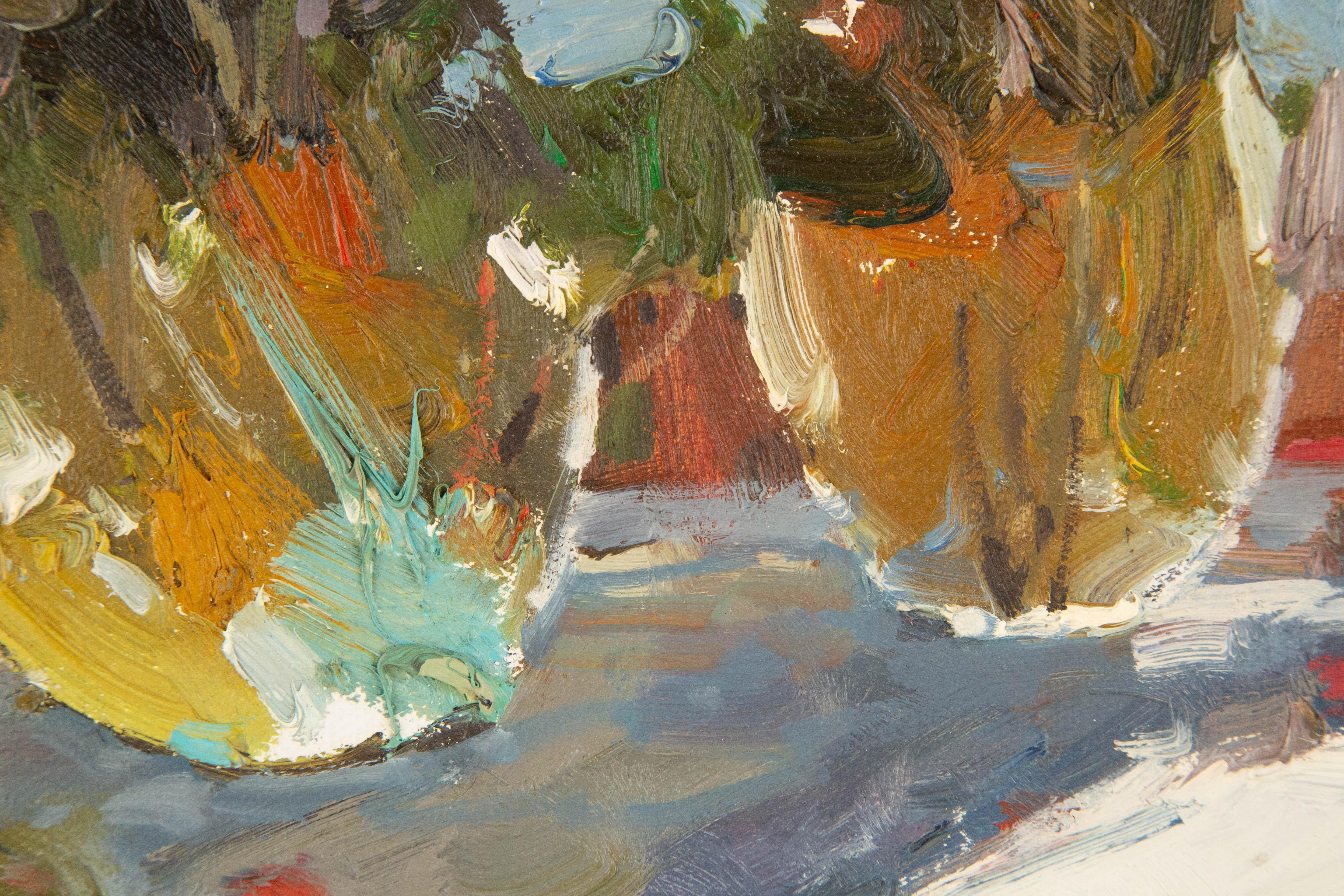 Yun Xi Impressionist Original Oil On Canvas 