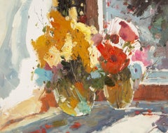 Yun Xi Impressionista Olio originale su tela "Sole e ombra"