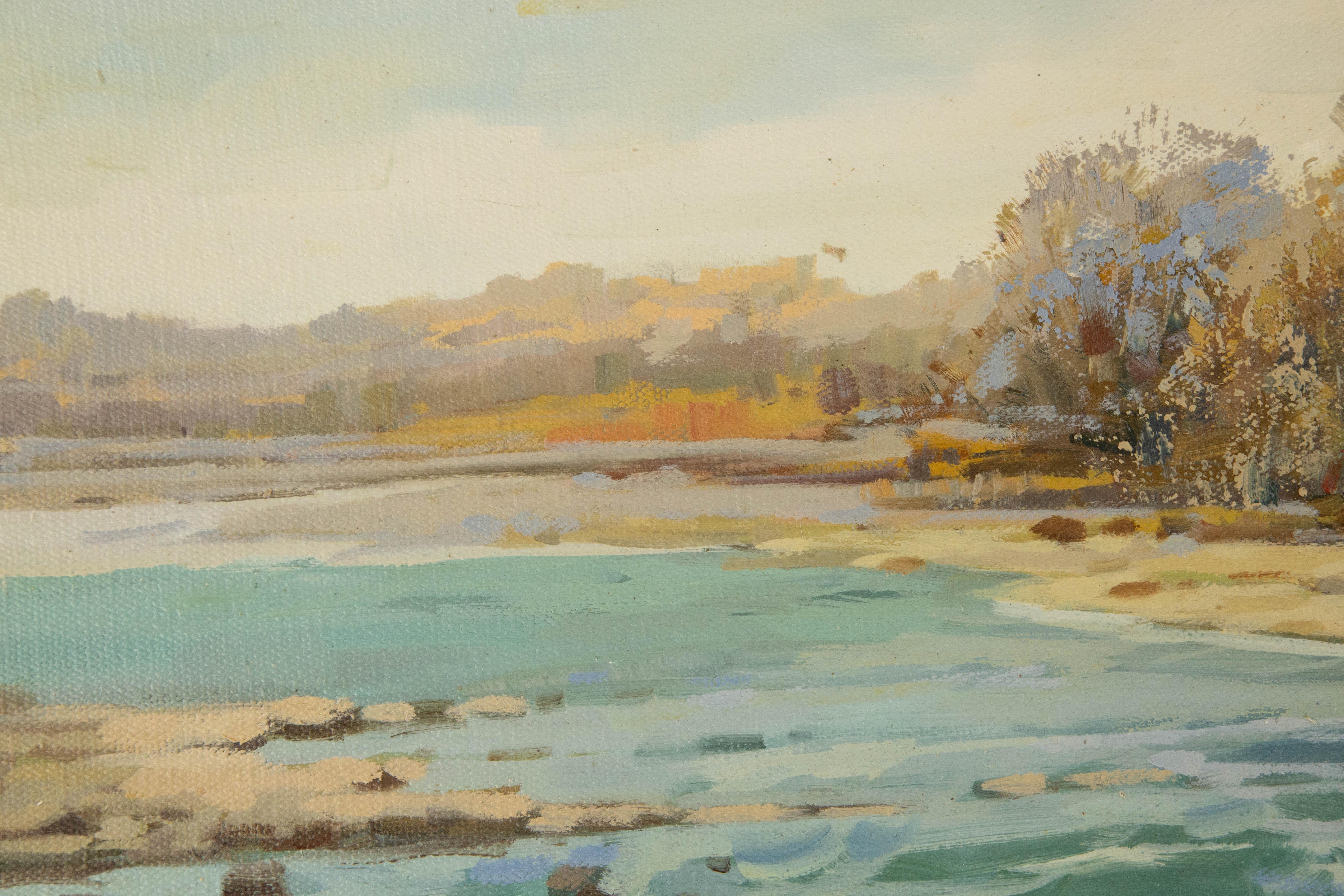 Yun Xi Landscape Original Oil On Canvas 