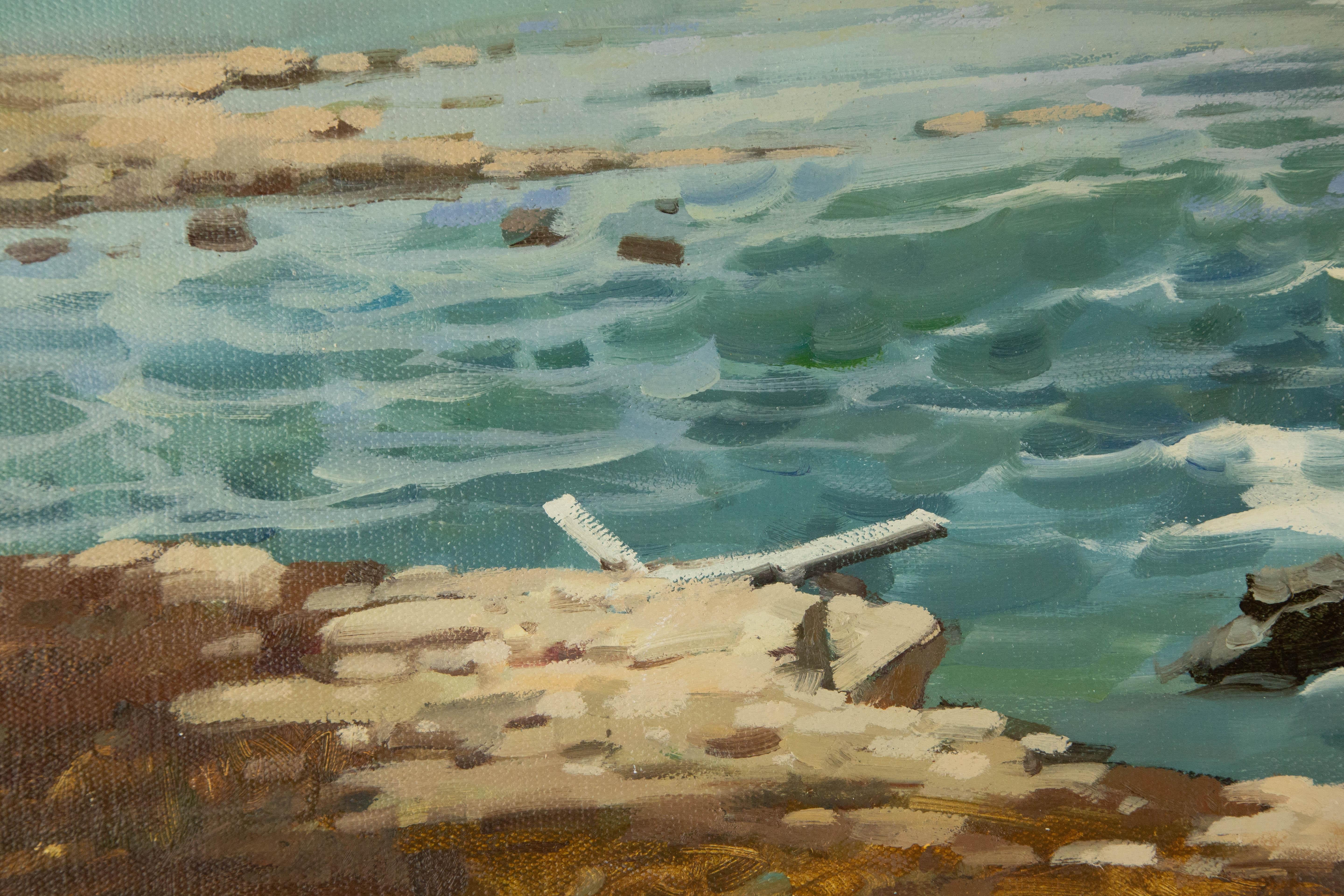 Yun Xi Landscape Original Oil On Canvas 
