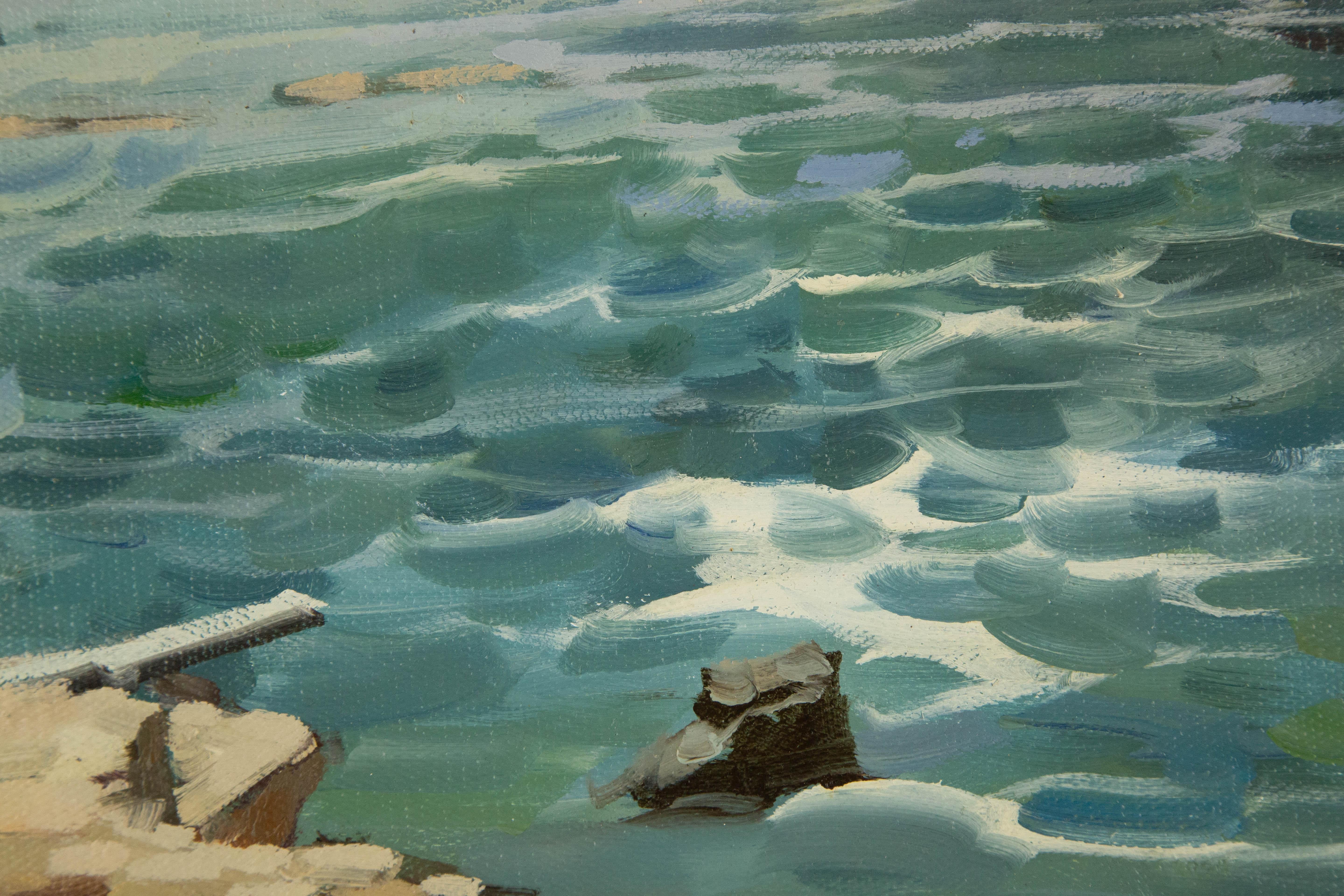 Yun Xi Landscape Original Oil On Canvas 