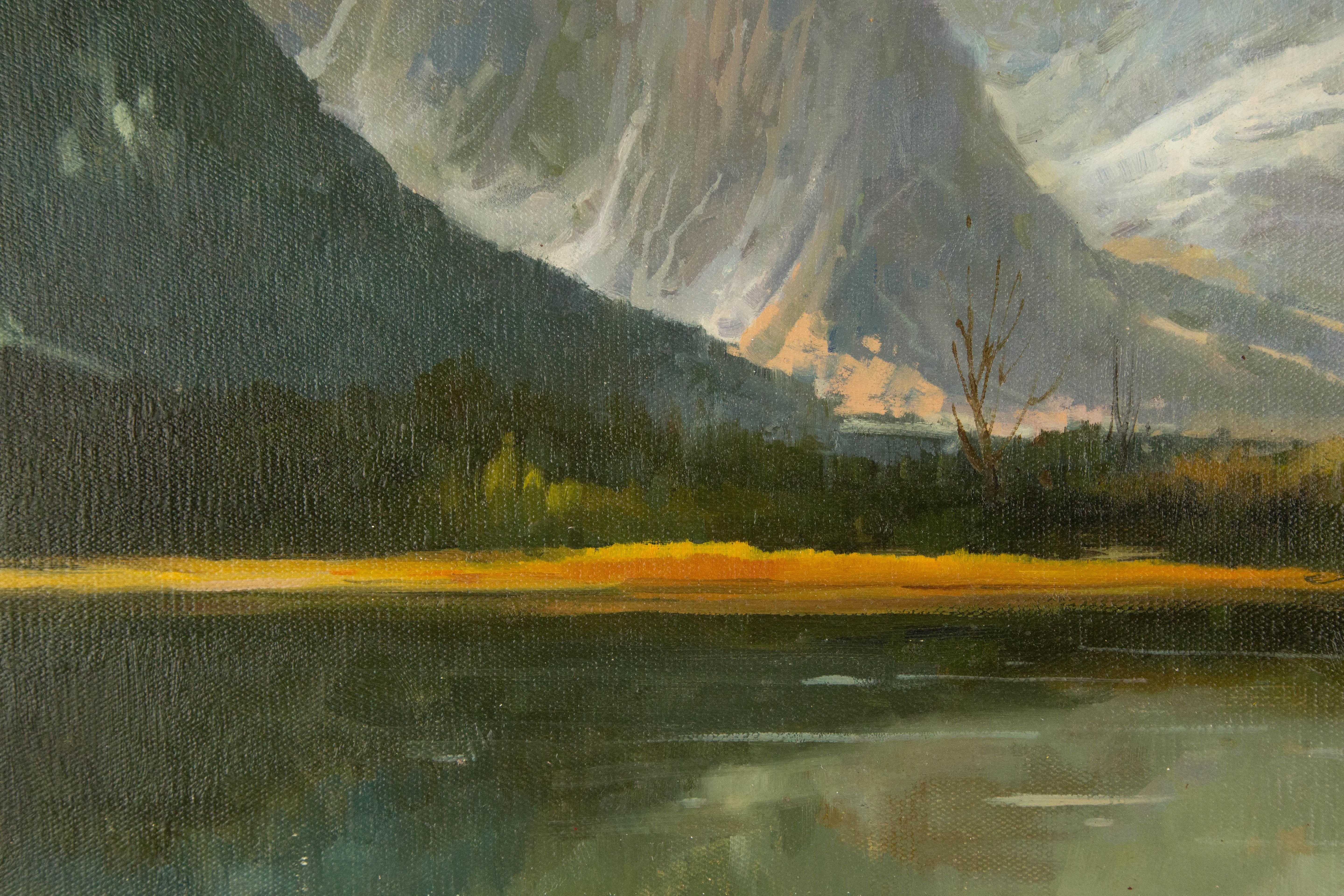 Yun Xi Landscape Original Oil On Canvas 