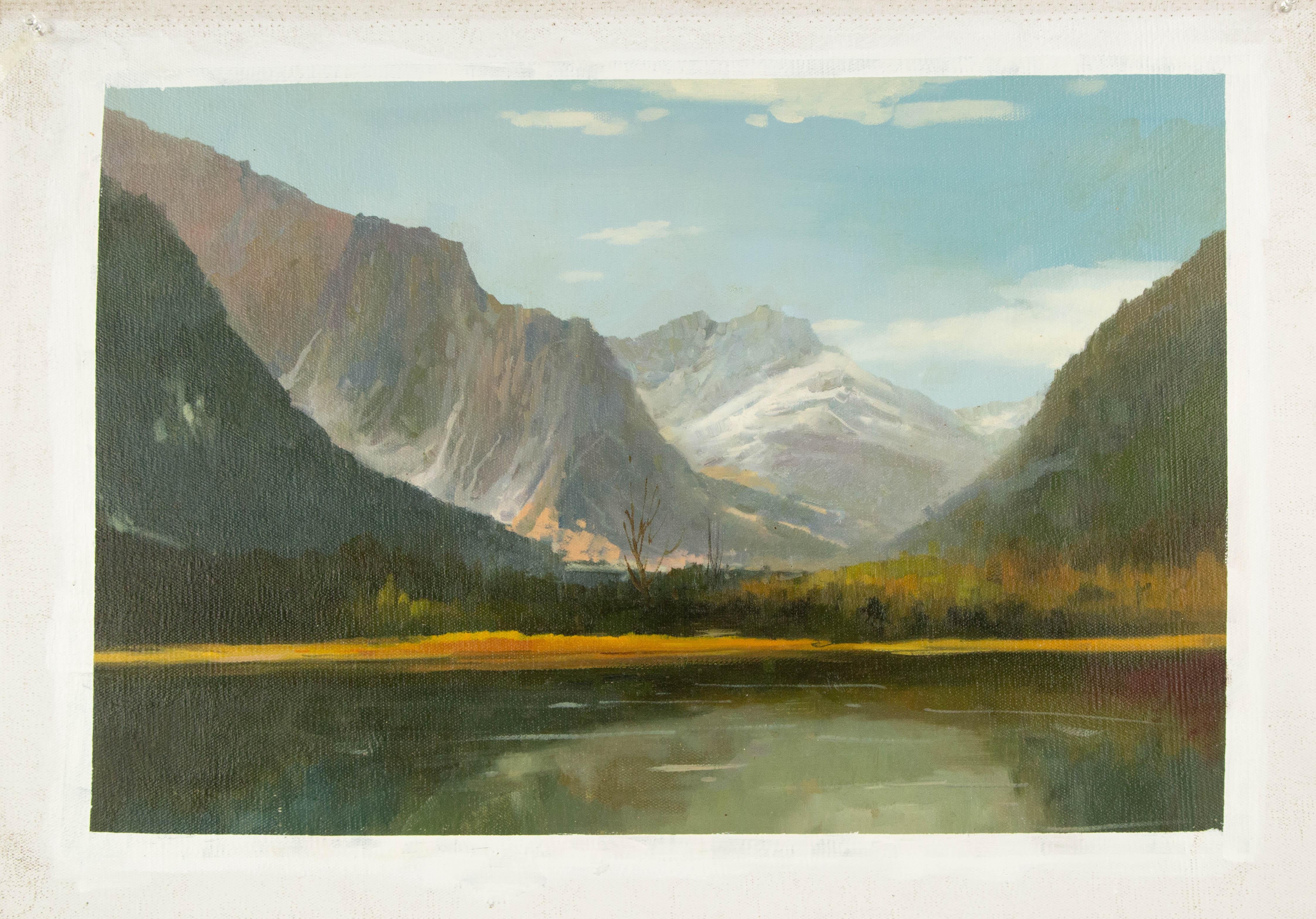 Yun Xi Landscape Original Oil On Canvas 
