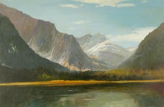 Yun Xi Paisaje Original Óleo Sobre Lienzo "Montañas Altivas"