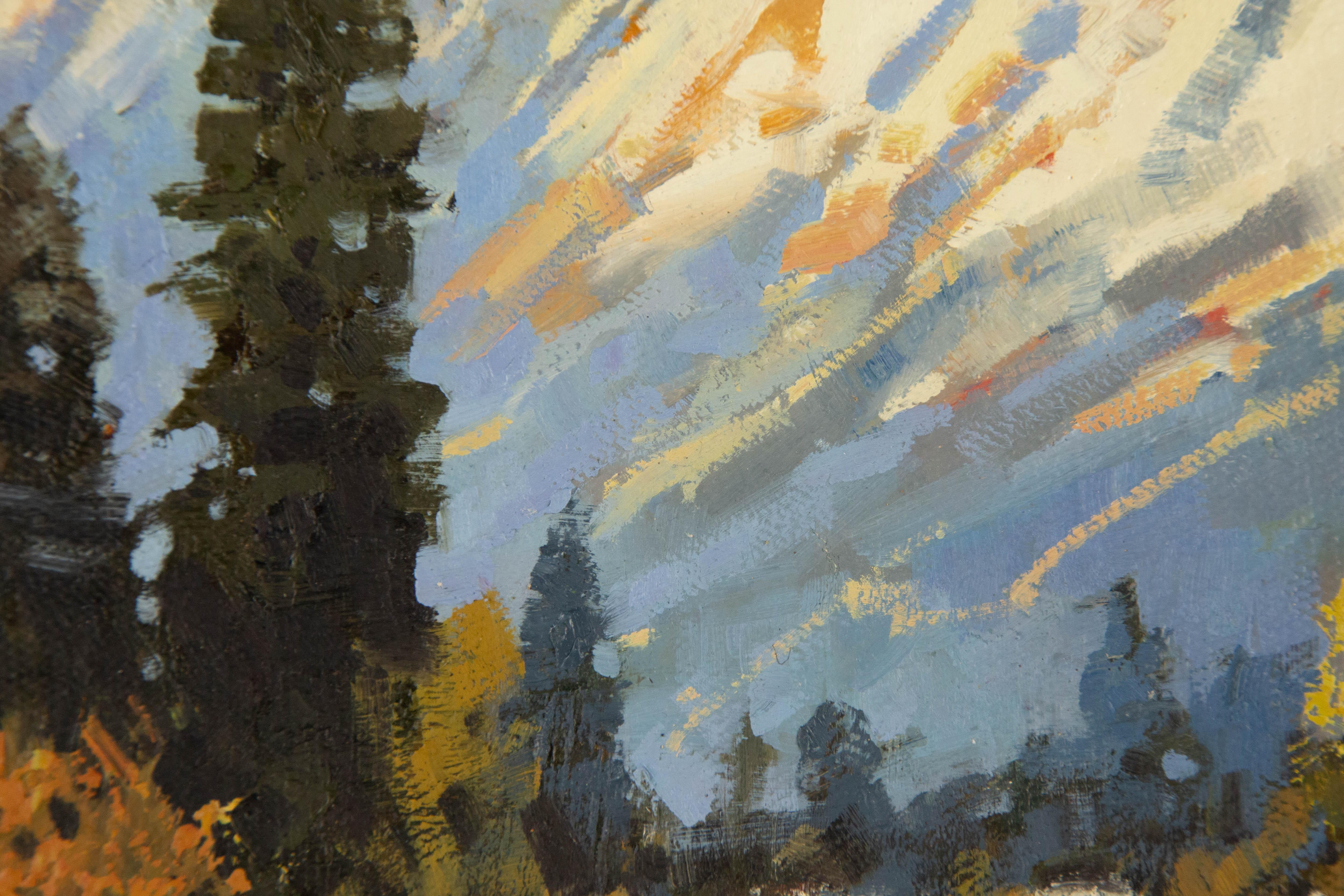 Yun Xi Landschaft, Original Ölgemälde auf Leinwand, „National Park“ im Angebot 5