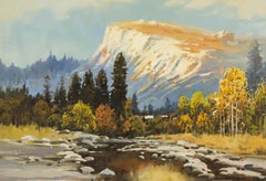 Yun Xi Landscape Original Oil On Canvas "National Park"